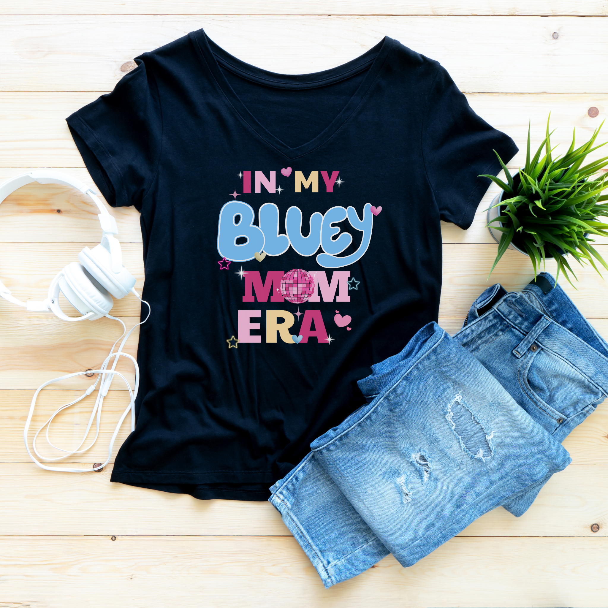 In My Bluey Mom Era', Funny Gift for Moms, Casual Wear, Birthdays, Mother's Day, Family Gatherings, Kids