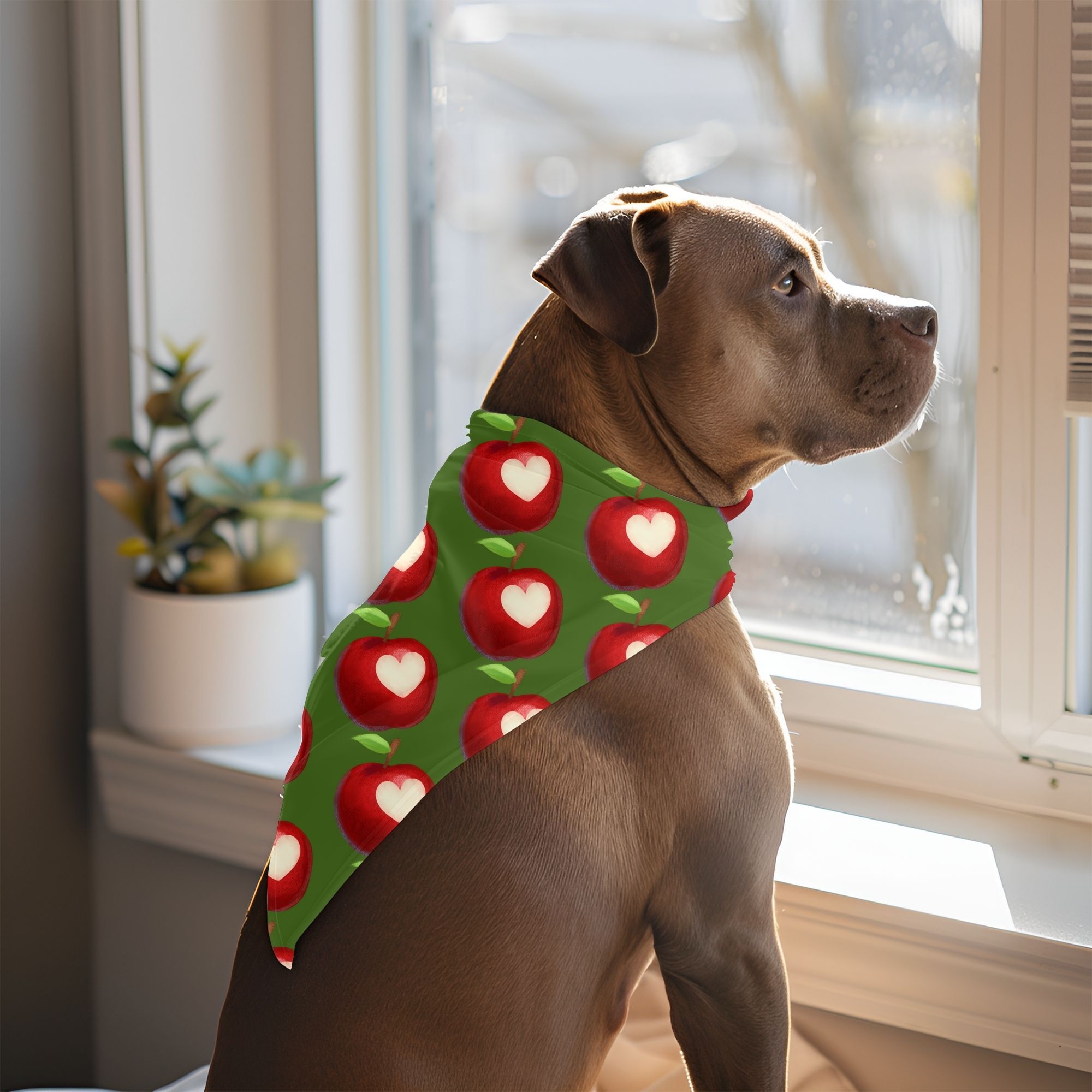 Cute Apple Dog Bandana product thumbnail image Cute Apple Dog Bandana product thumbnail image