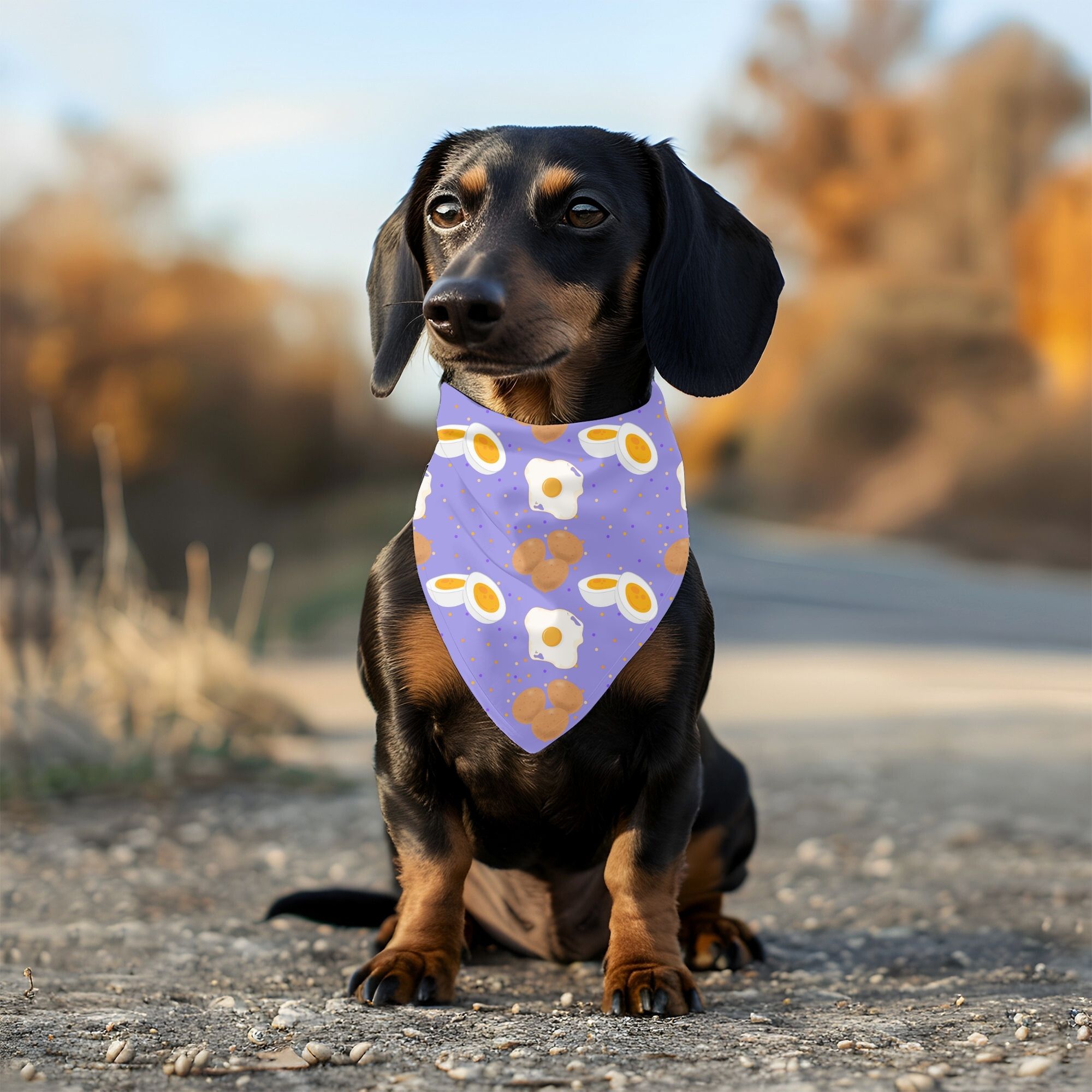 Cute Egg Dog Bandana product thumbnail image Cute Egg Dog Bandana product thumbnail image
