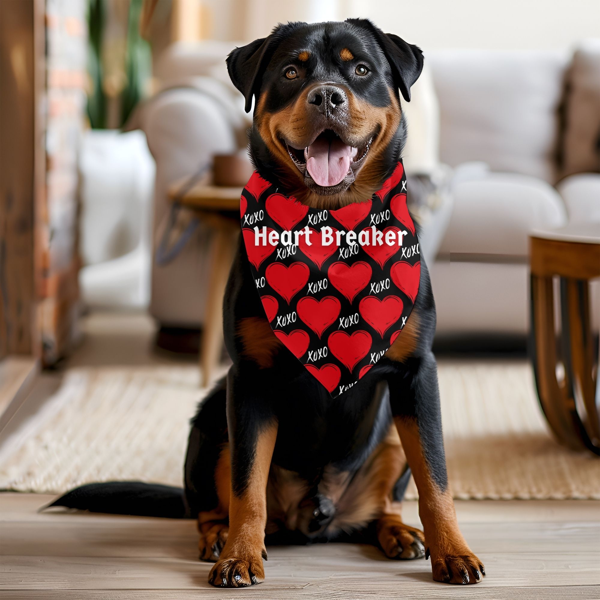 Cute Dog Bandana - Heart Breaker product thumbnail image