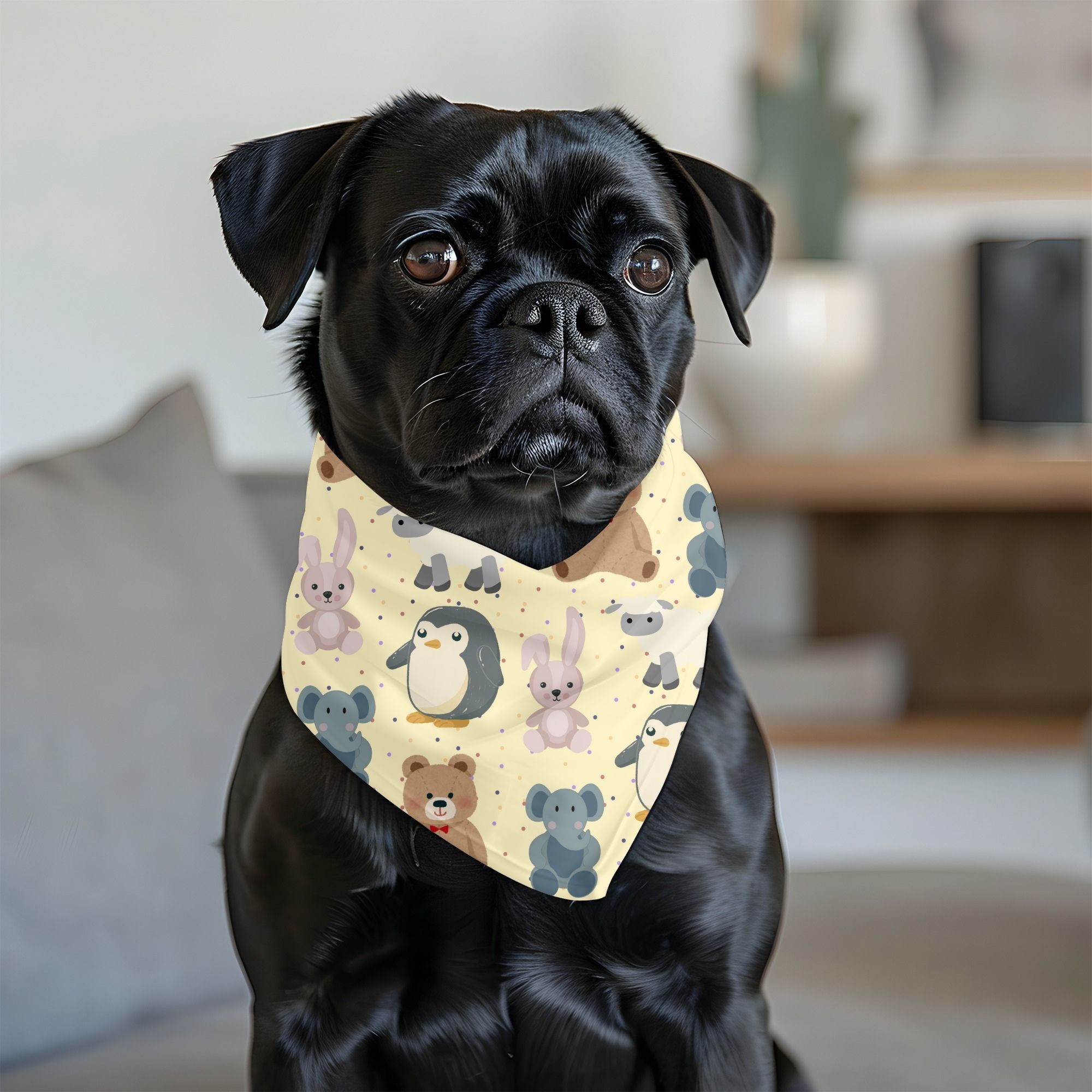 Cute Stuffed Toy Dog Bandana product thumbnail image
