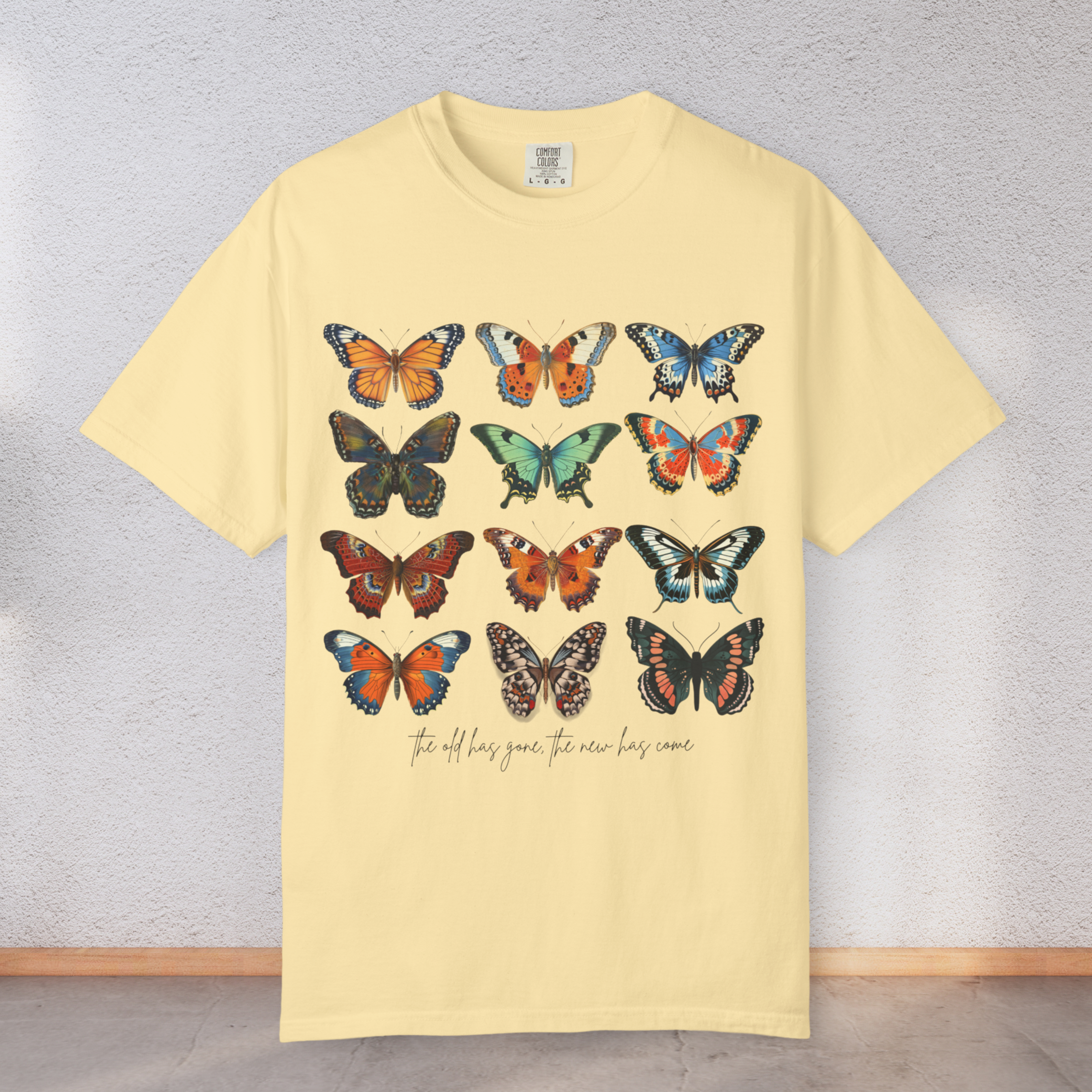Christian Butterfly Shirt | 2 Corinthians 5:17 Tee | Faith Graphic Tee for Women | Scripture Shirt | Comfort Colors Bible Verse T-Shirt Christian Butterfly Shirt | 2 Corinthians 5:17 Tee | Faith Graphic Tee for Women | Scripture Shirt | Comfort Colors Bible Verse T-Shirt