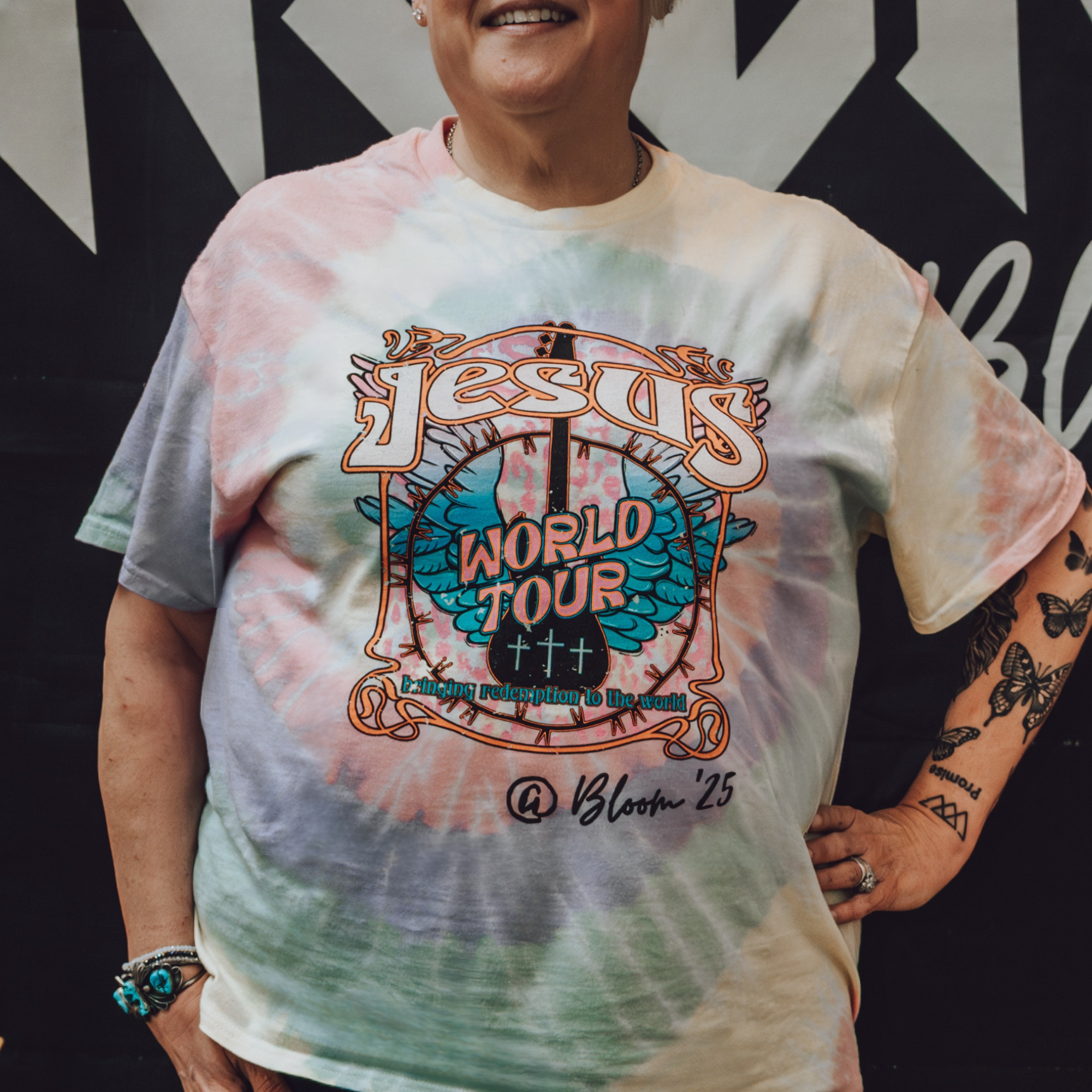 World Tour - Unisex Tie-Dye Tee World Tour - Unisex Tie-Dye Tee