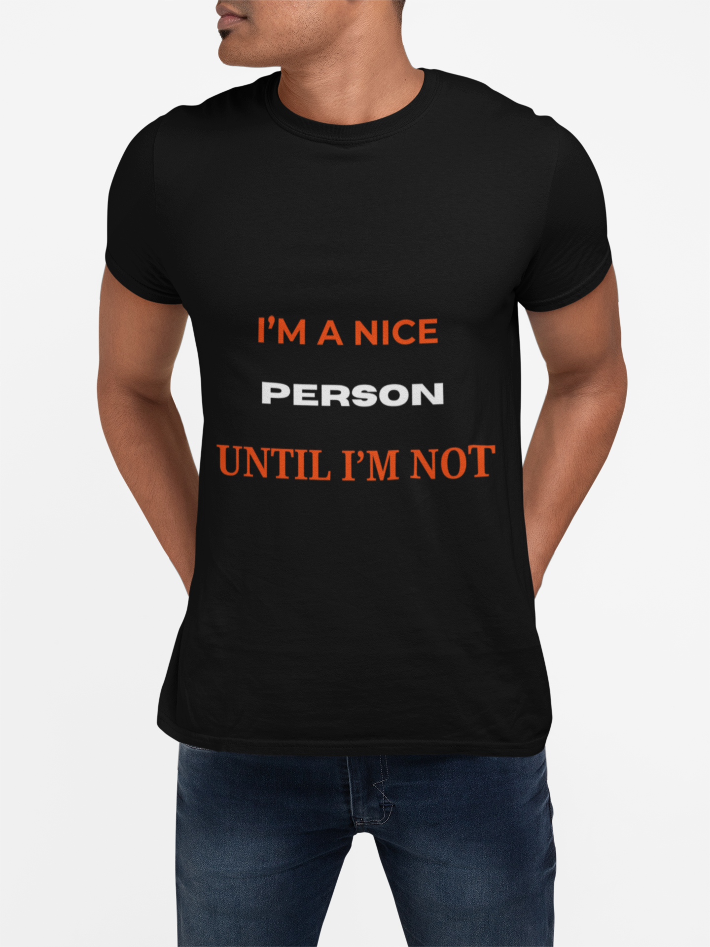 A Nice Person Unisex Heavy Cotton Tee product thumbnail image