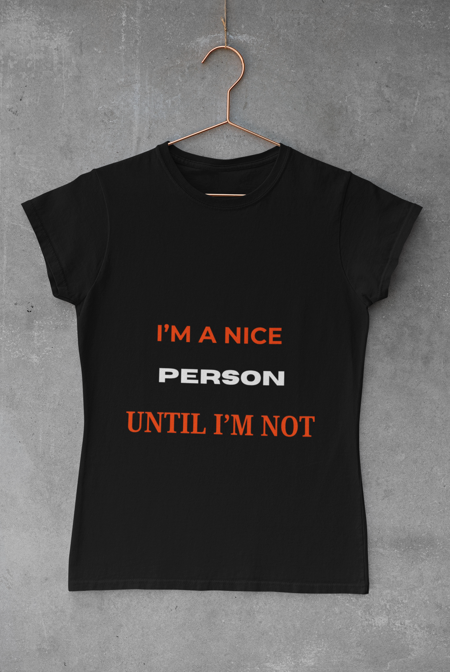 A Nice Person Unisex Heavy Cotton Tee product thumbnail image