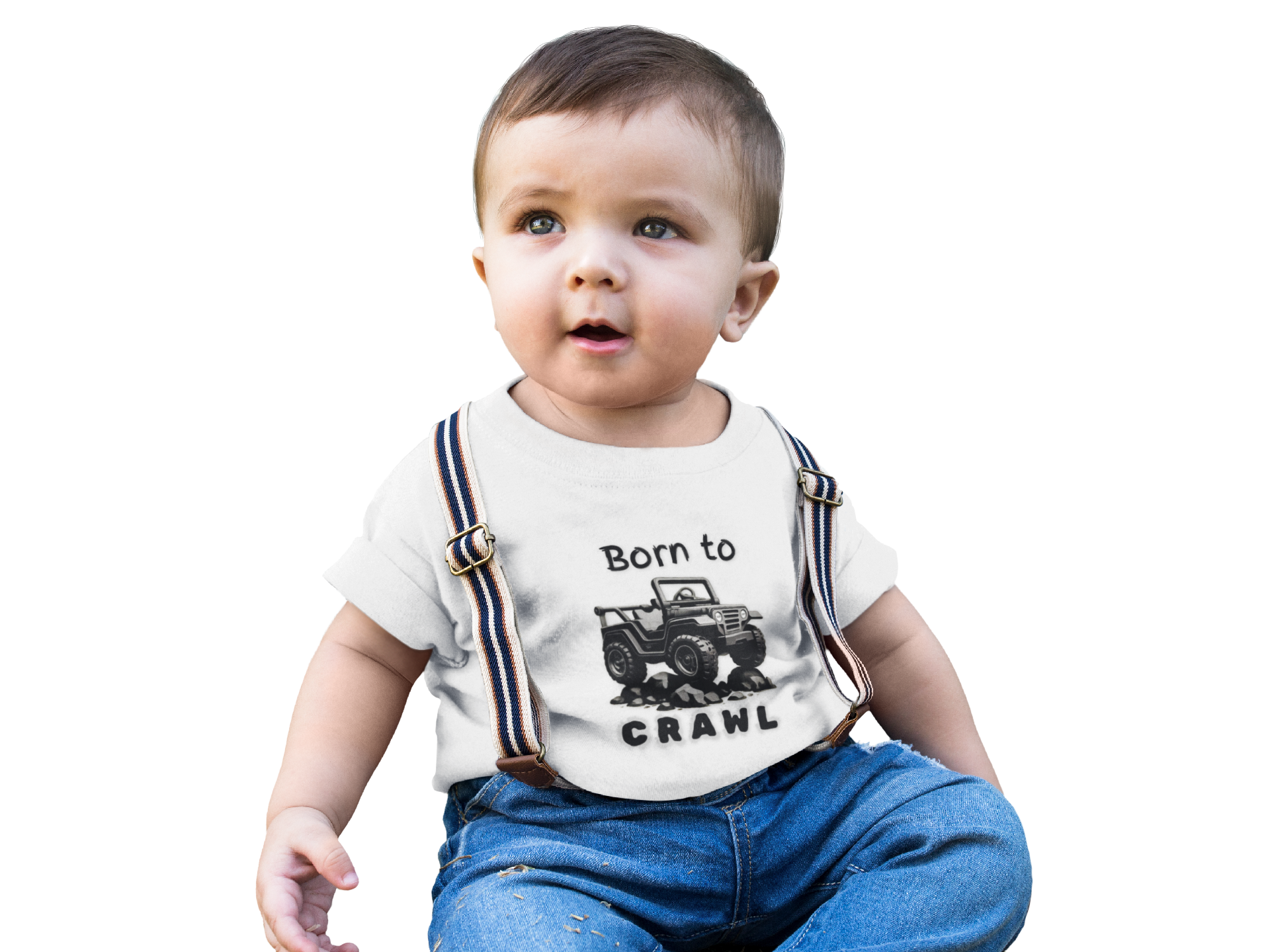 Born to Crawl Infant T-Shirt, Cute Baby Tee, Baby Shower Gift, Toddler Outfit, Newborn Apparel, Playful Baby Clothes