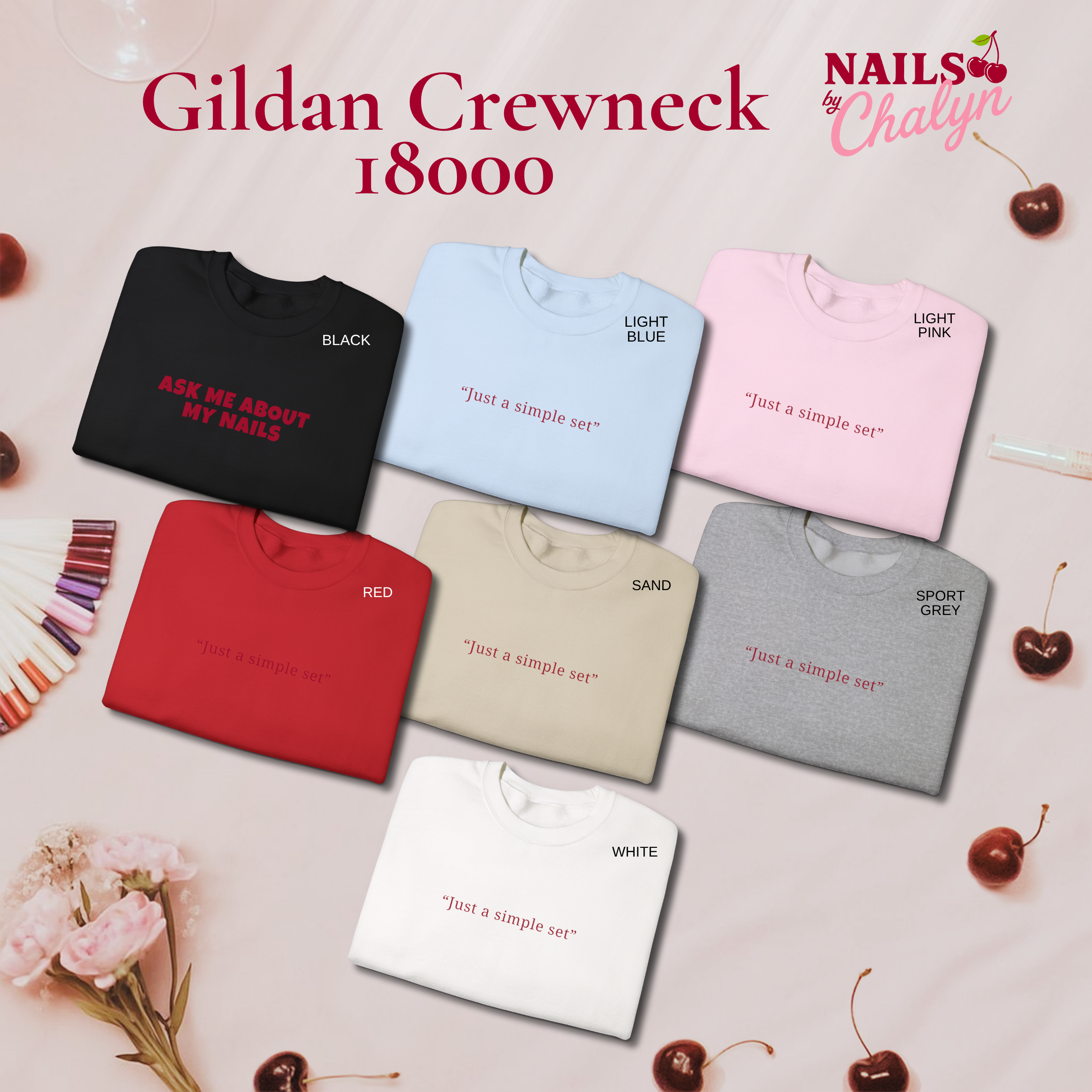 Just A Simple Set Sweatshirt product thumbnail image Just A Simple Set Sweatshirt product thumbnail image