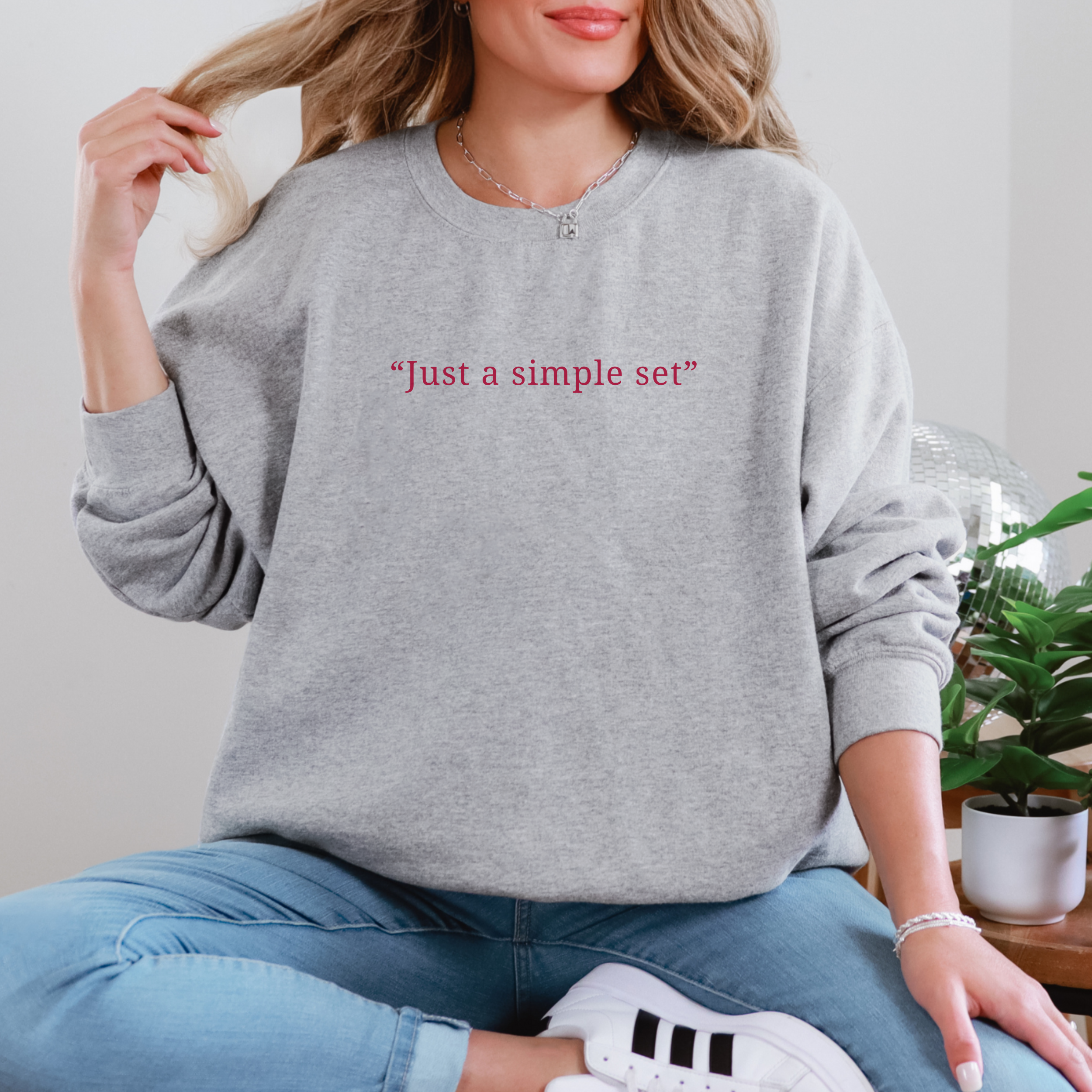 Just A Simple Set Sweatshirt product thumbnail image Just A Simple Set Sweatshirt product thumbnail image