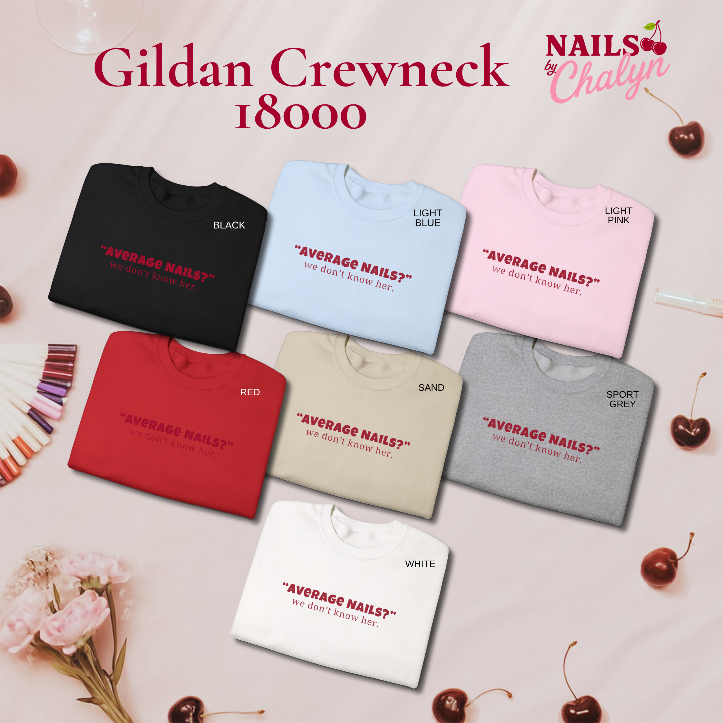 Average Nails? Sweatshirt product thumbnail image