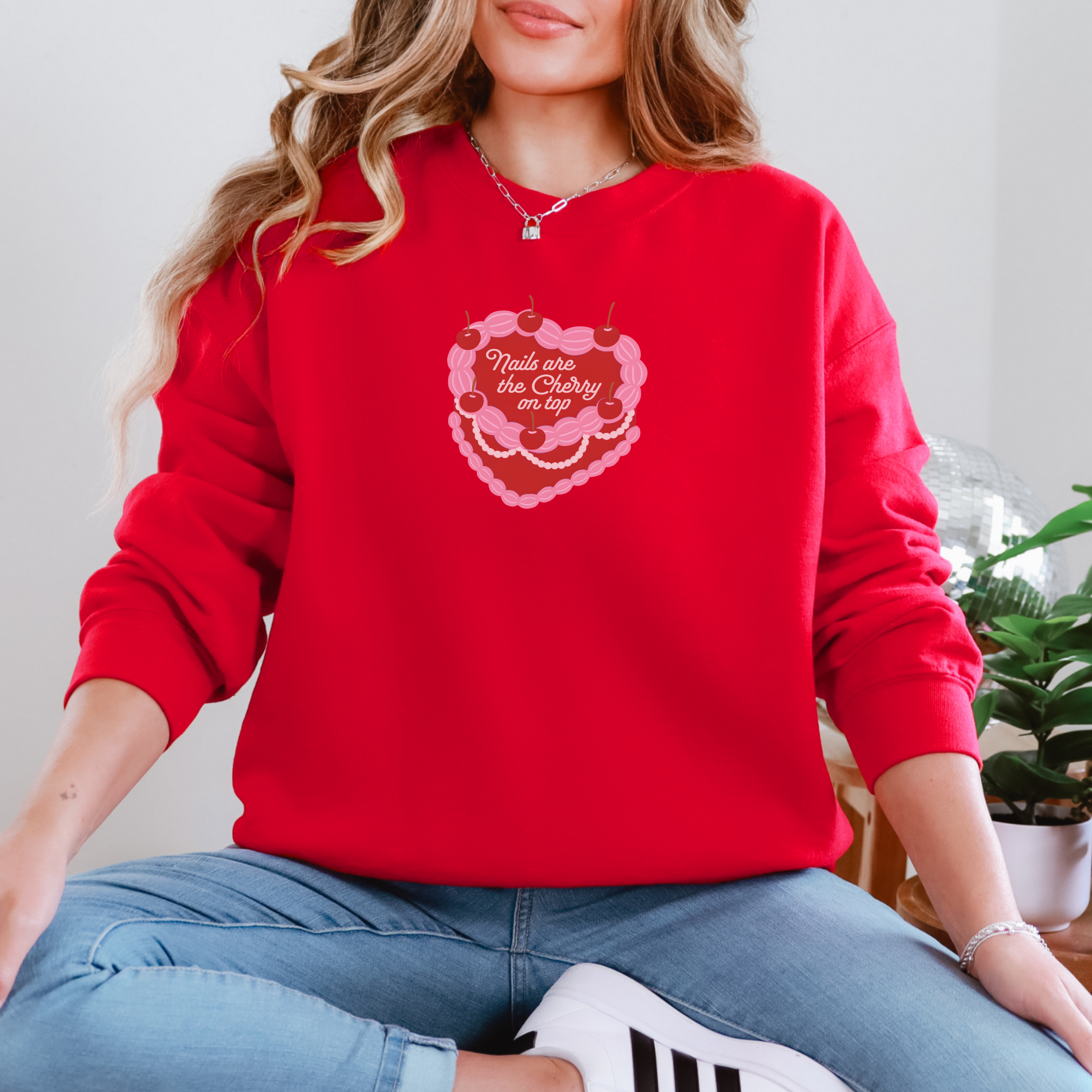 Nails are the Cherry on Top Sweatshirt product thumbnail image