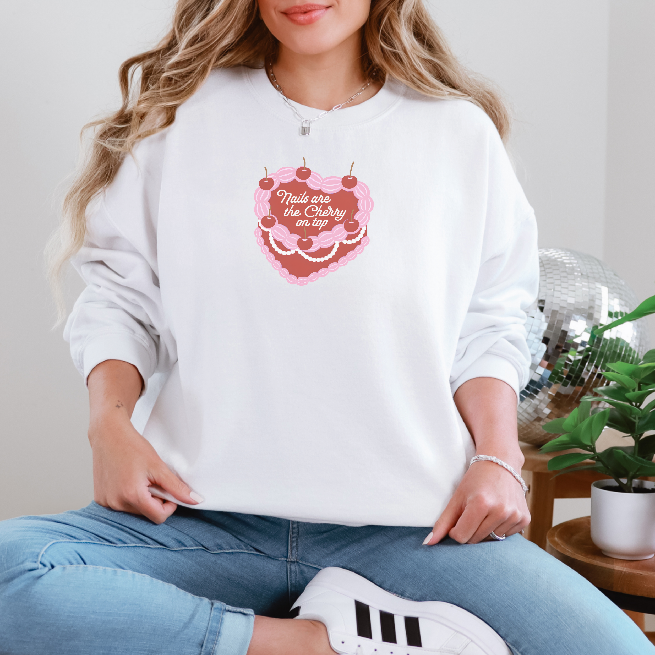 Nails are the Cherry on Top Sweatshirt product thumbnail image