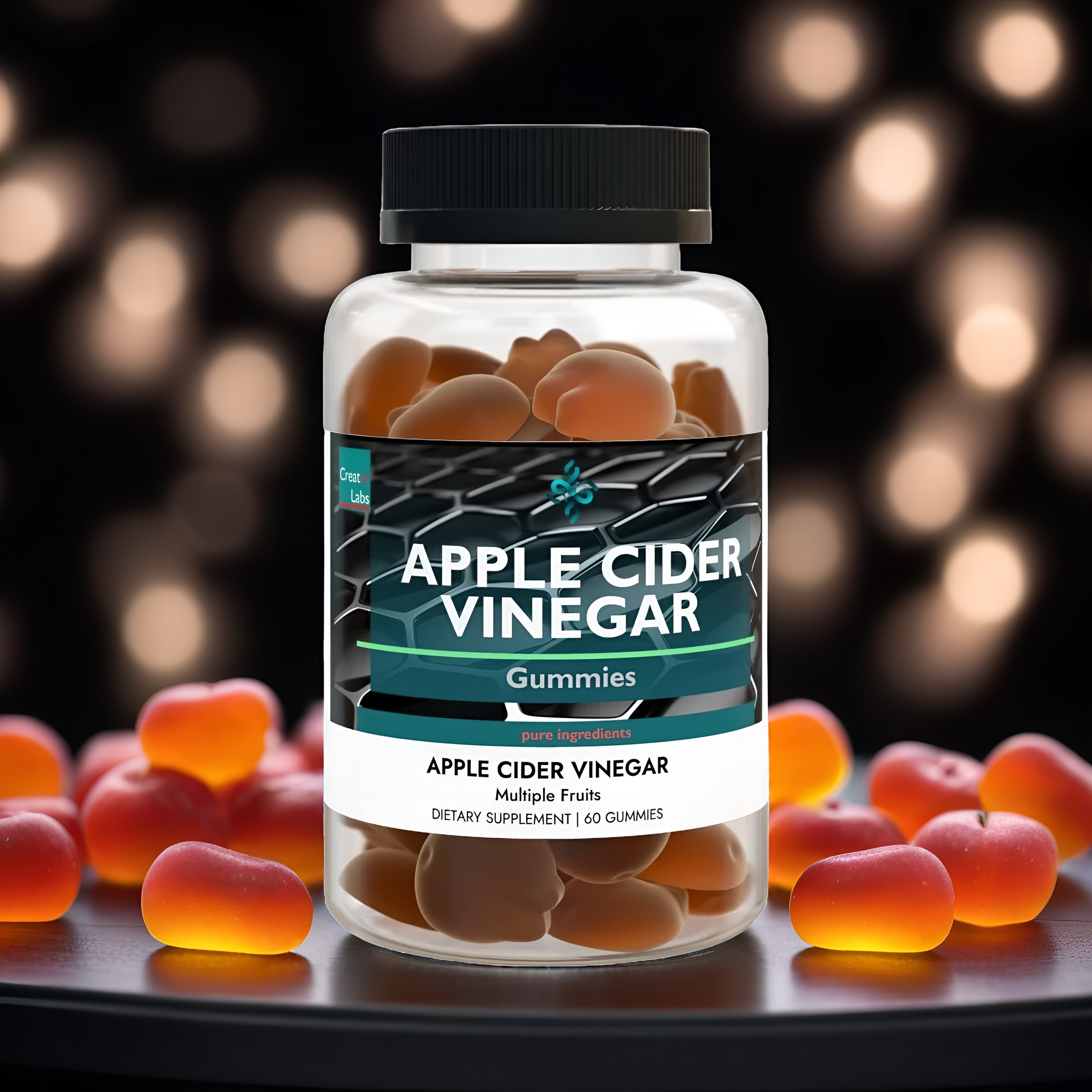 Apple Cider Vinegar Gummies (60 Gummies)