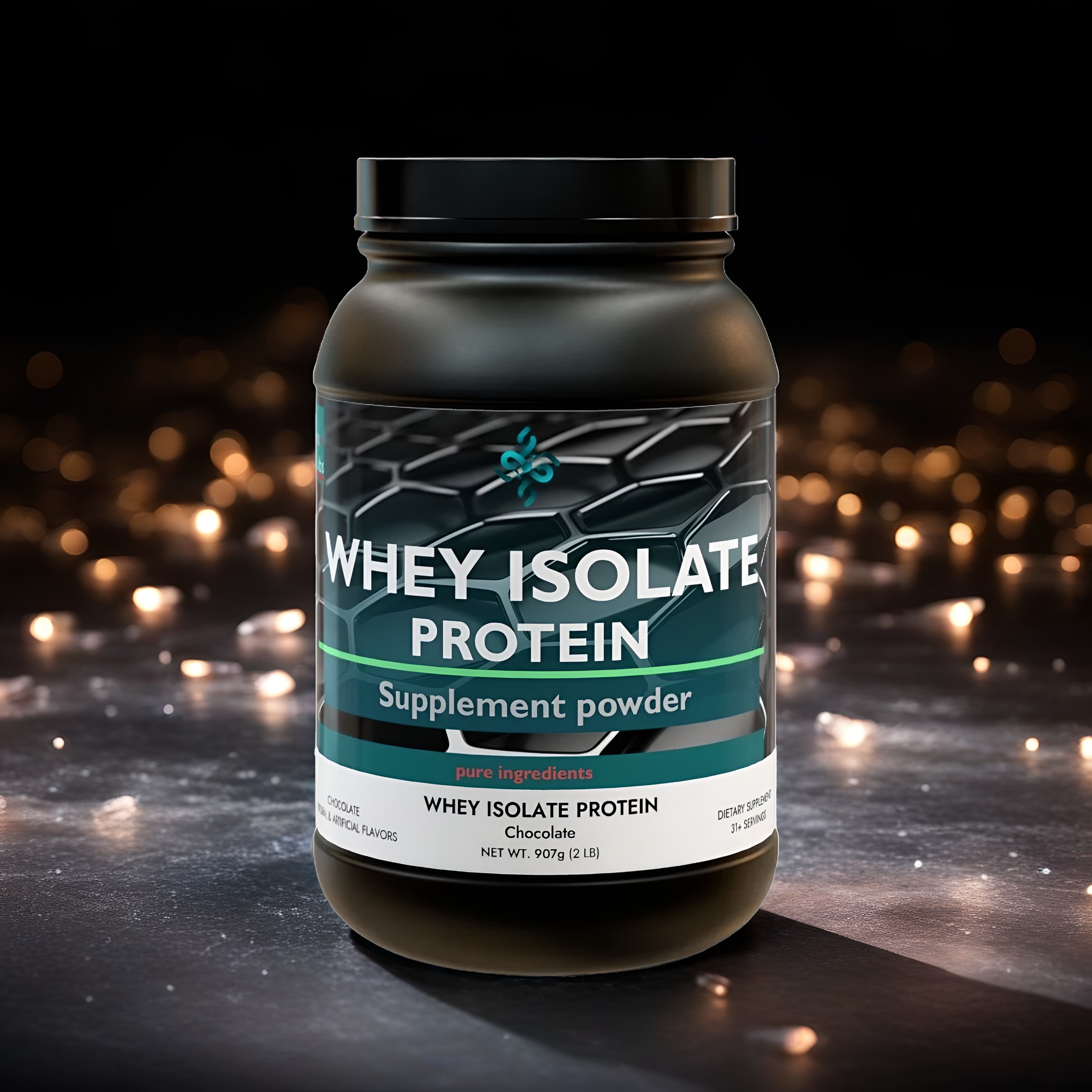 Whey Isolate Protein Supplement (907g, 2lb)