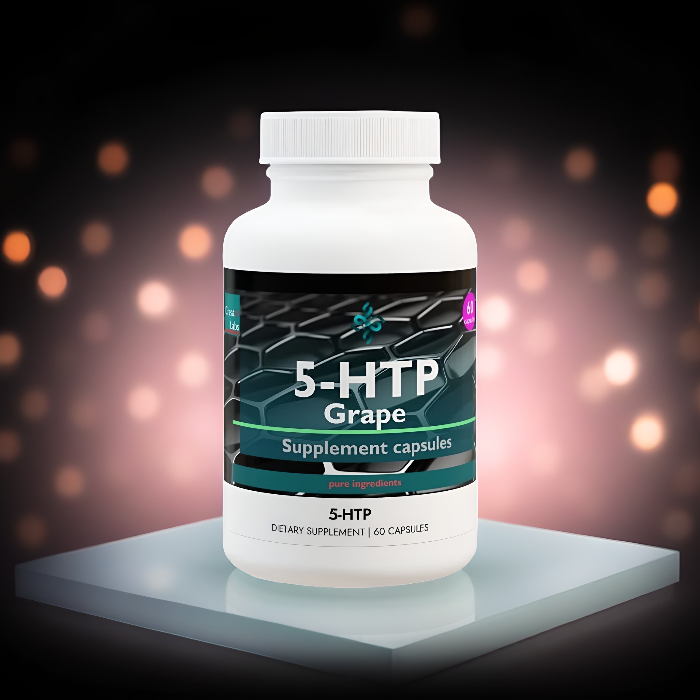 5-HTP Supplement (60 Capsules) product thumbnail image 5-HTP Supplement (60 Capsules) product thumbnail image
