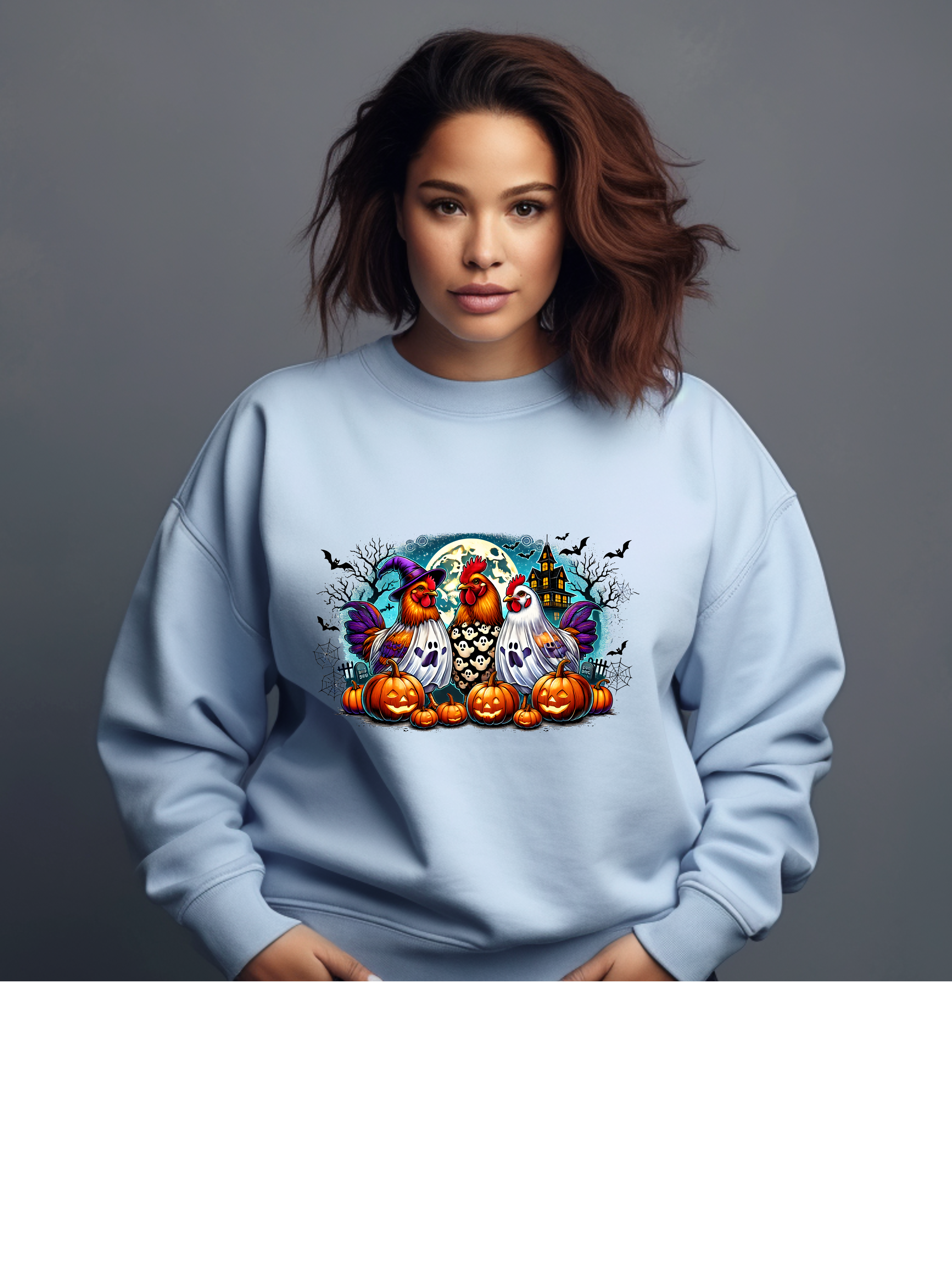 Halloween Graphic gildan 2400 Long Sleeve Tee, Scary Costume Shirt, Fall Fashion Apparel, Perfect for Halloween Parties, Unique Gift Idea product thumbnail image