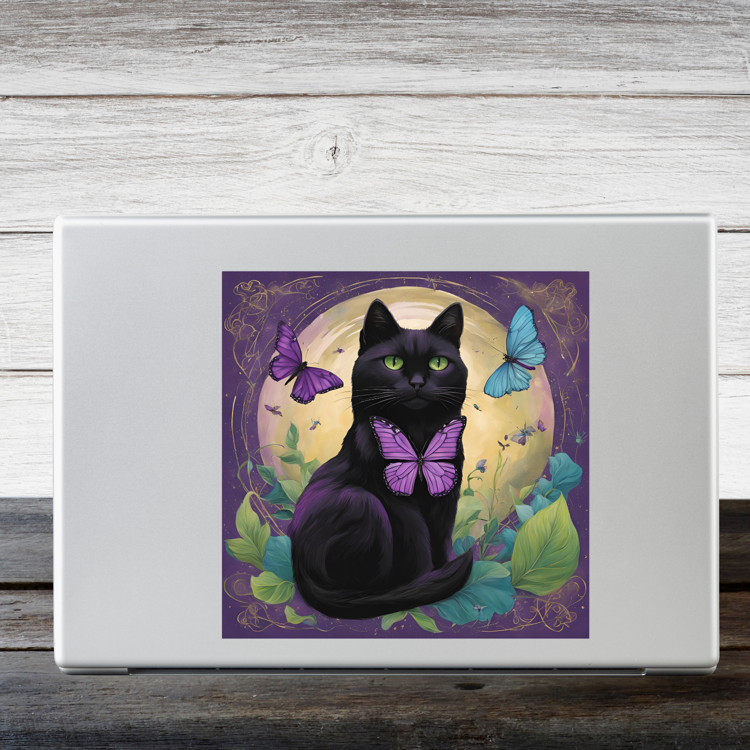 Mystical Blacke Cat Bow Tie Witchy Stickers – Cute Gifted Cats w/ Evil Ey, Butterfliez & Charmz – Whimsy for Laptop, Bottle, Journal product thumbnail image Mystical Blacke Cat Bow Tie Witchy Stickers – Cute Gifted Cats w/ Evil Ey, Butterfliez & Charmz – Whimsy for Laptop, Bottle, Journal product thumbnail image