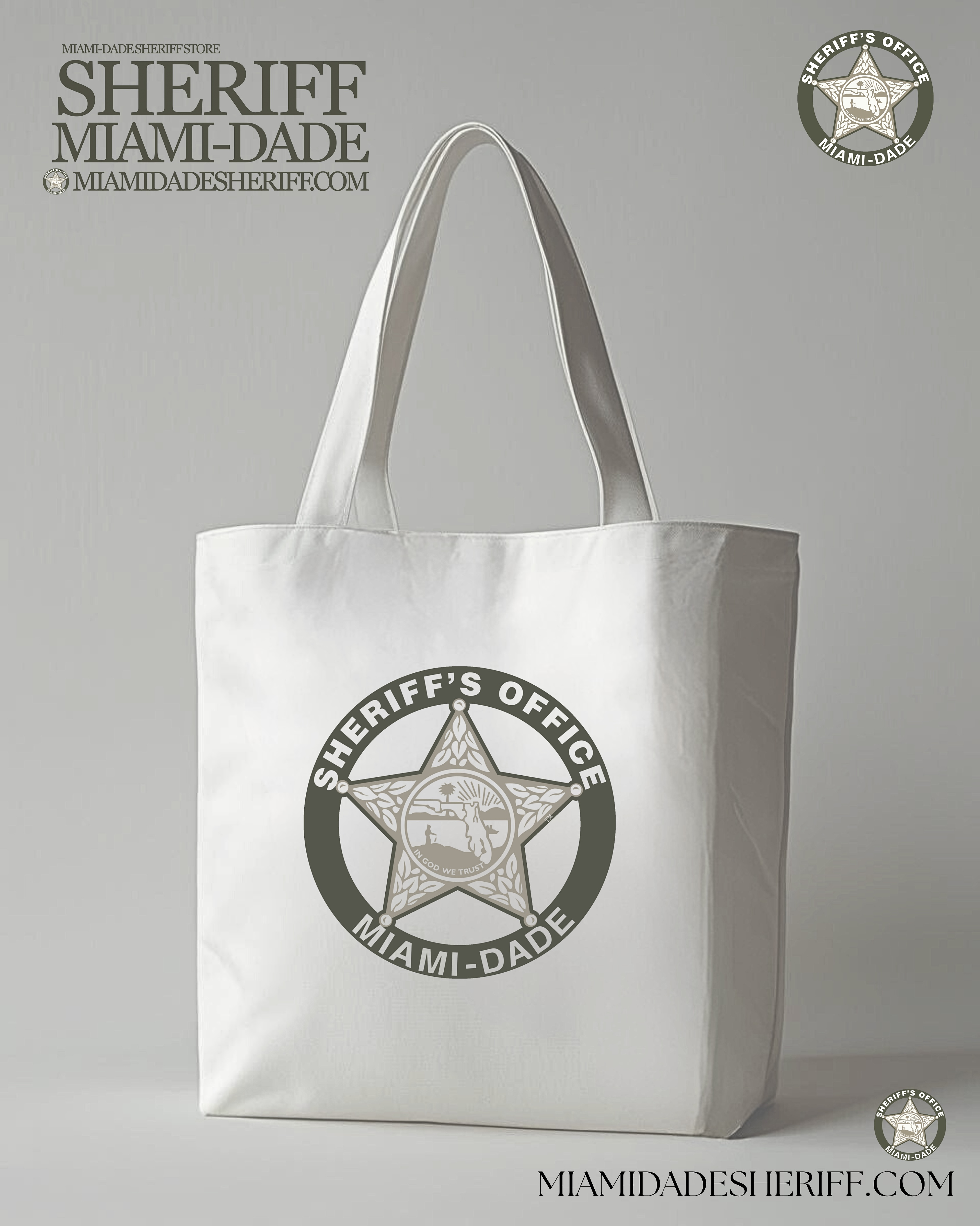 MIAMI DADE SHERIFF TOTE BAG