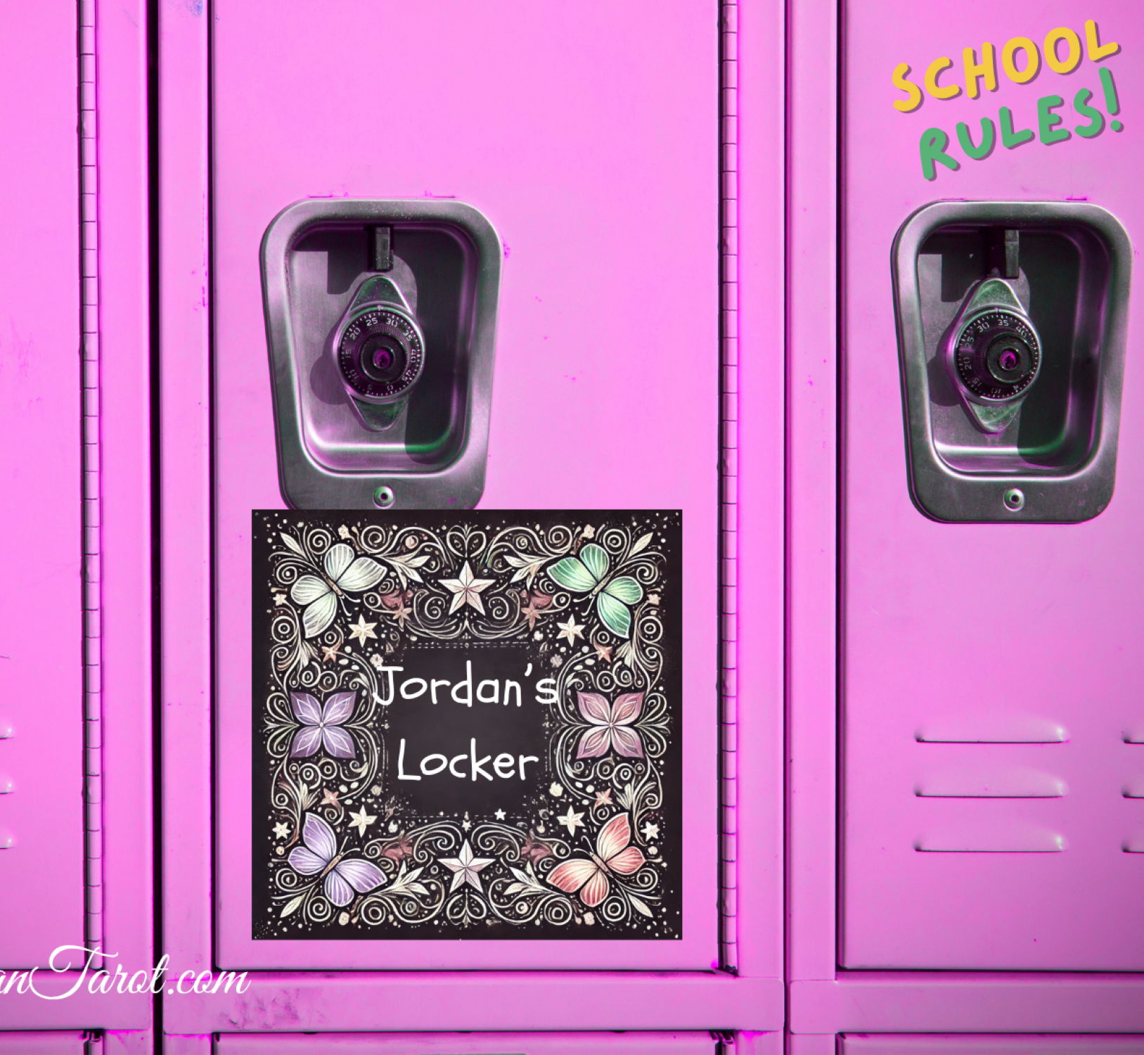 Personalized Butterfly Square Stickers, Name Labels for Kids, Party Favours, Decorative Stickers, Indoor/Outdoor Use Personalized Butterfly Square Stickers, Name Labels for Kids, Party Favours, Decorative Stickers, Indoor/Outdoor Use