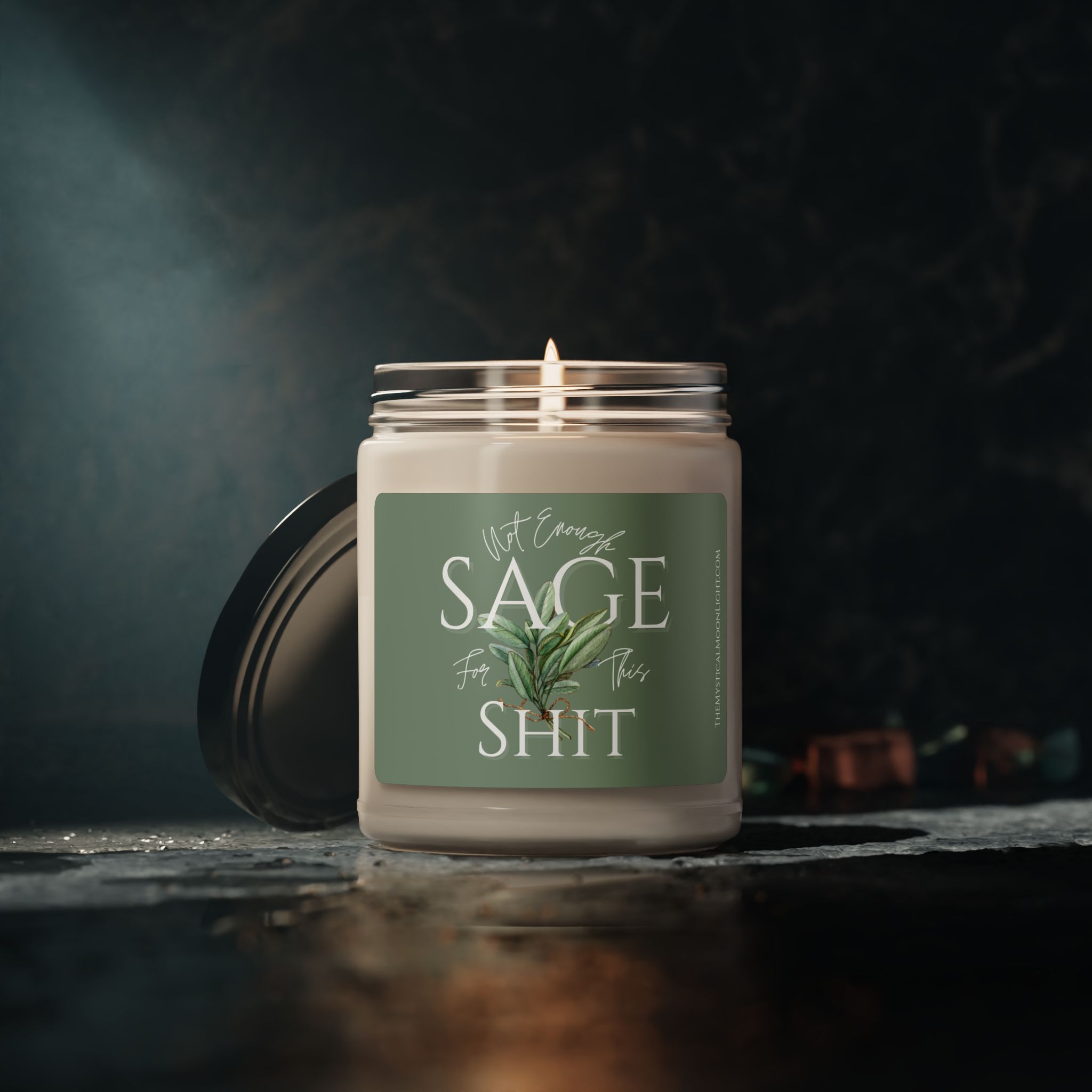 'Not Enough Sage for this Shit'- Soy Candle product thumbnail image 'Not Enough Sage for this Shit'- Soy Candle product thumbnail image