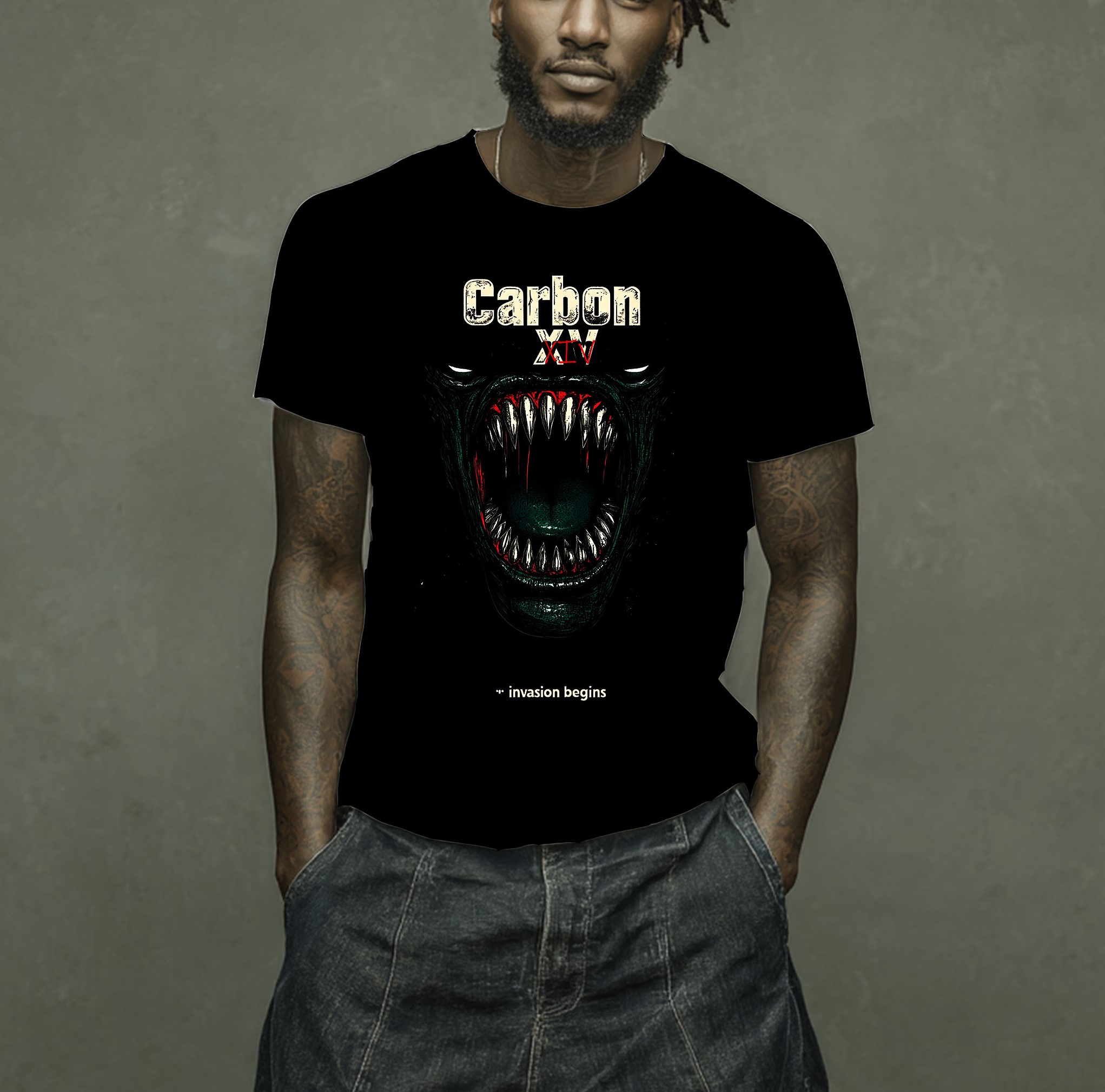 Carbon XV T-Shirt – Embrace the Invasion | Carbon XIV