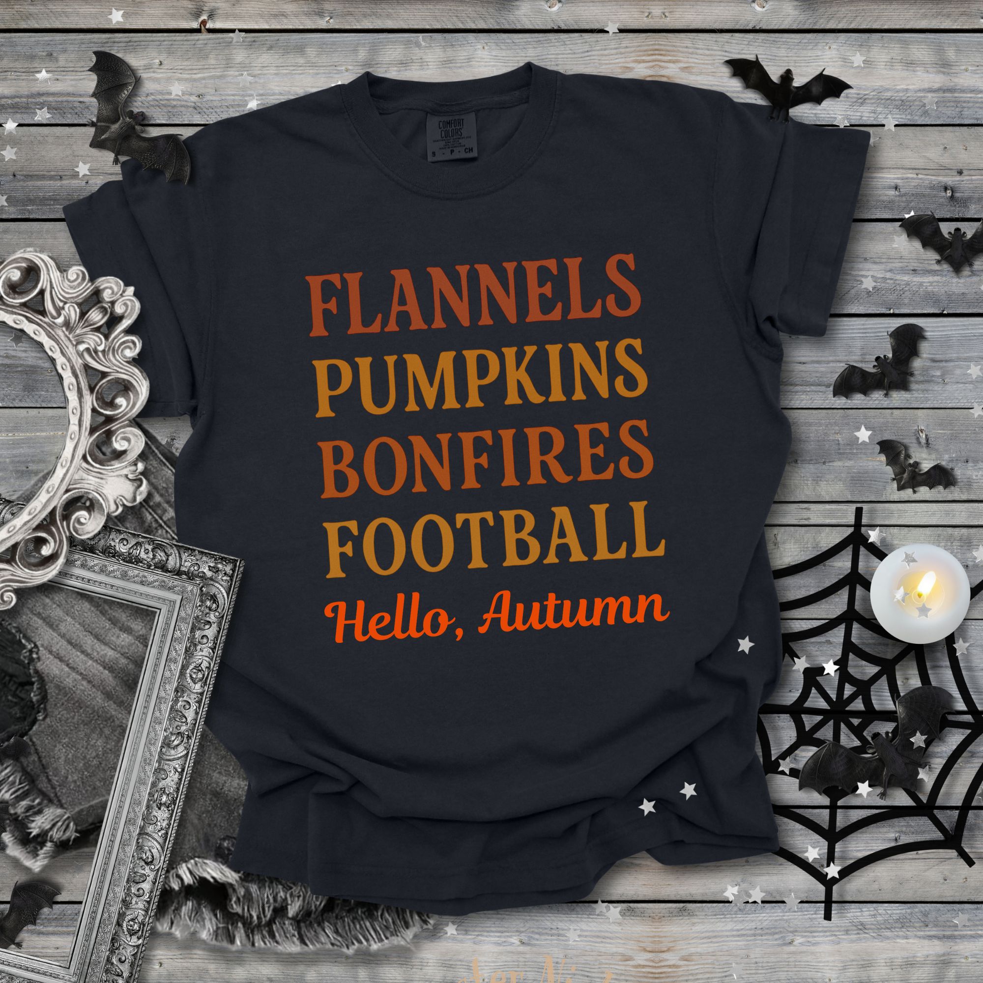Unisex T-shirt Hello Autumn Design