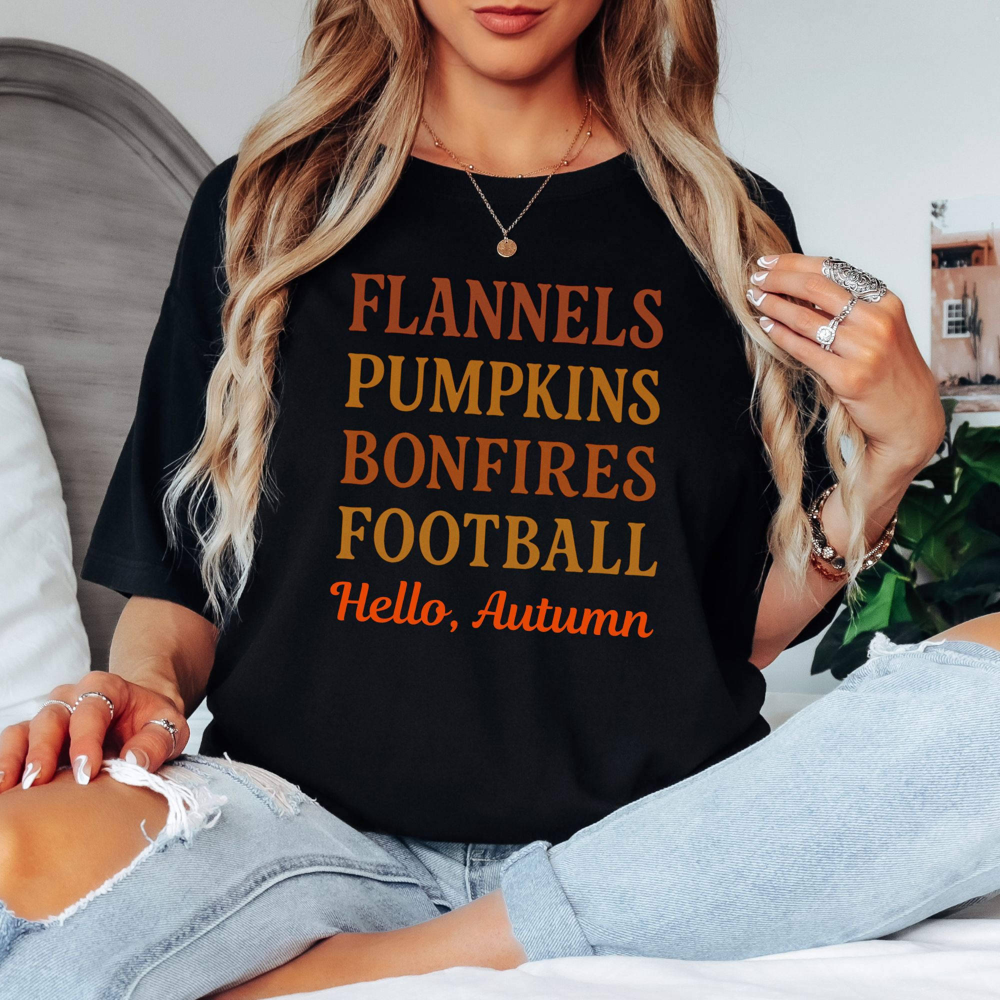 Unisex T-shirt Hello Autumn Design product thumbnail image Unisex T-shirt Hello Autumn Design product thumbnail image