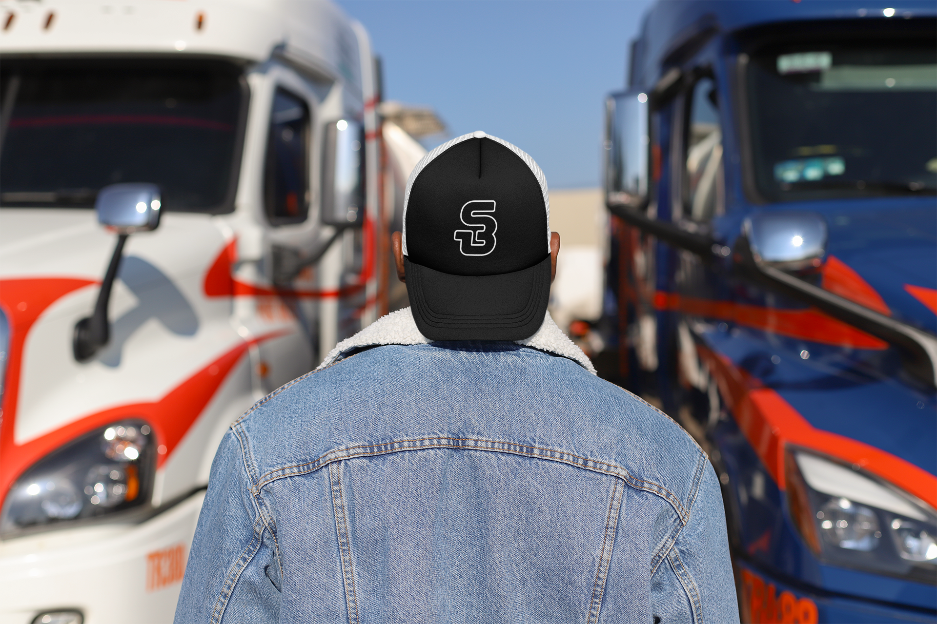 Embroidered Snapback Trucker Cap, Perfect for Outdoor Events, Casual Wear, Unisex Gift for Birthdays, Sports Lovers, Summer Style product thumbnail image