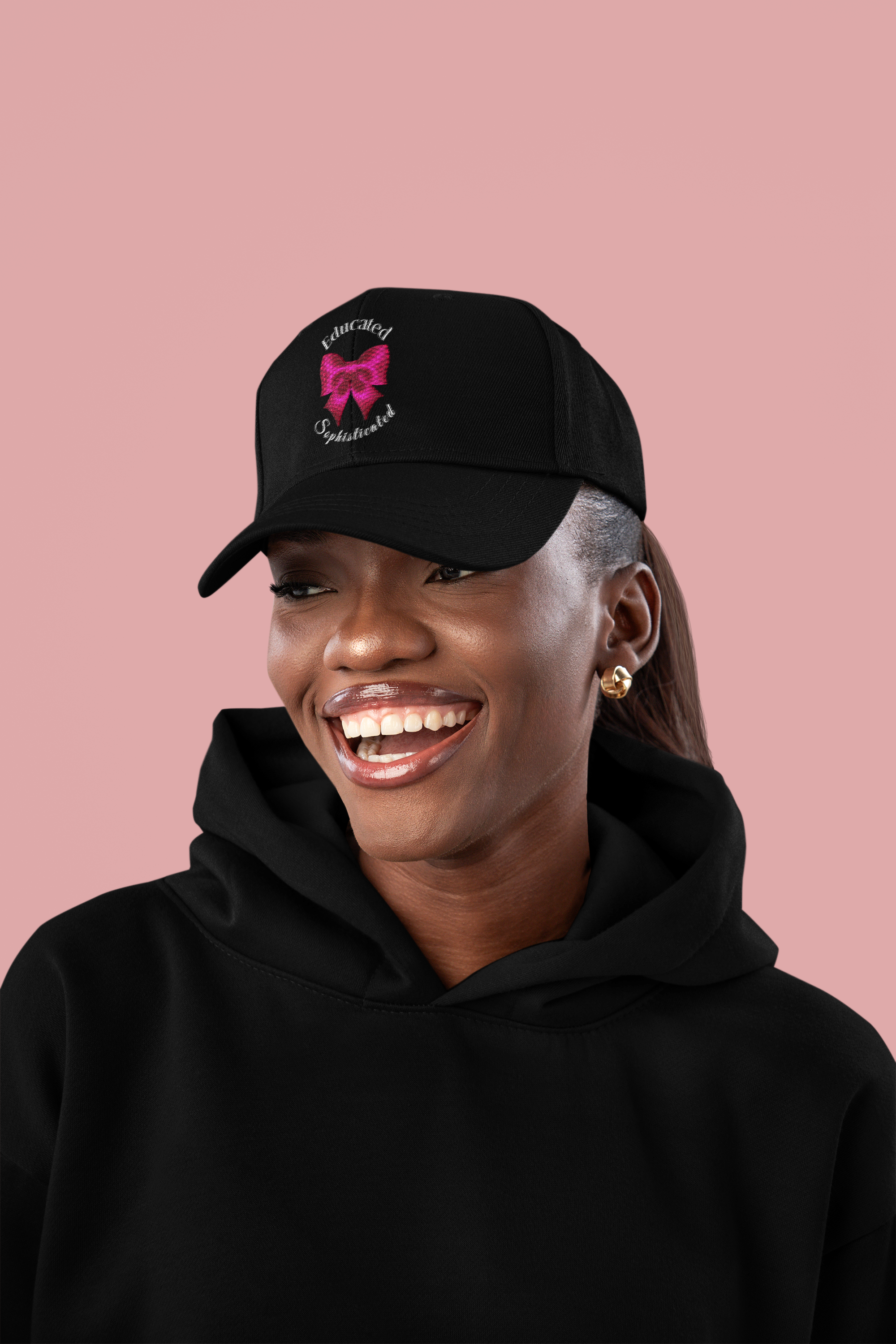 Educated &amp; Sophisticated Baseball Cap, Stylish Hat for Fashion Lovers, Gift for Students, Trendy Accessory, Perfect for Everyday Wear product thumbnail image