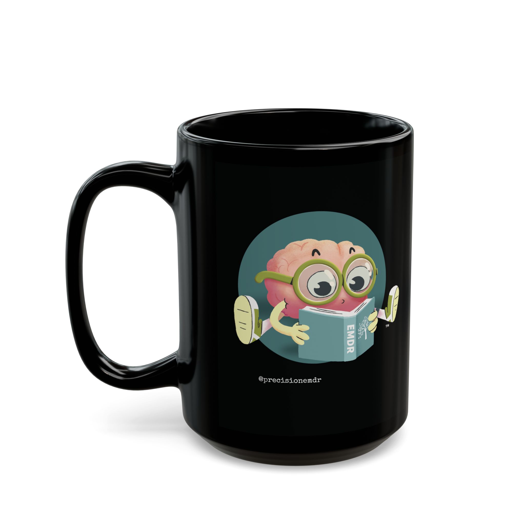  PEAbody Light Reading in the Dark Mug, 15 oz