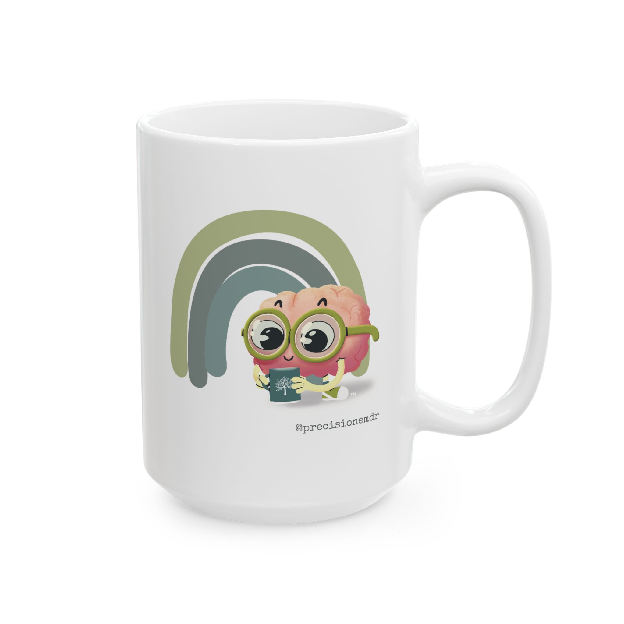 PEAbody Dark Rainbow Ceramic Mug, 15 oz product thumbnail image PEAbody Dark Rainbow Ceramic Mug, 15 oz product thumbnail image