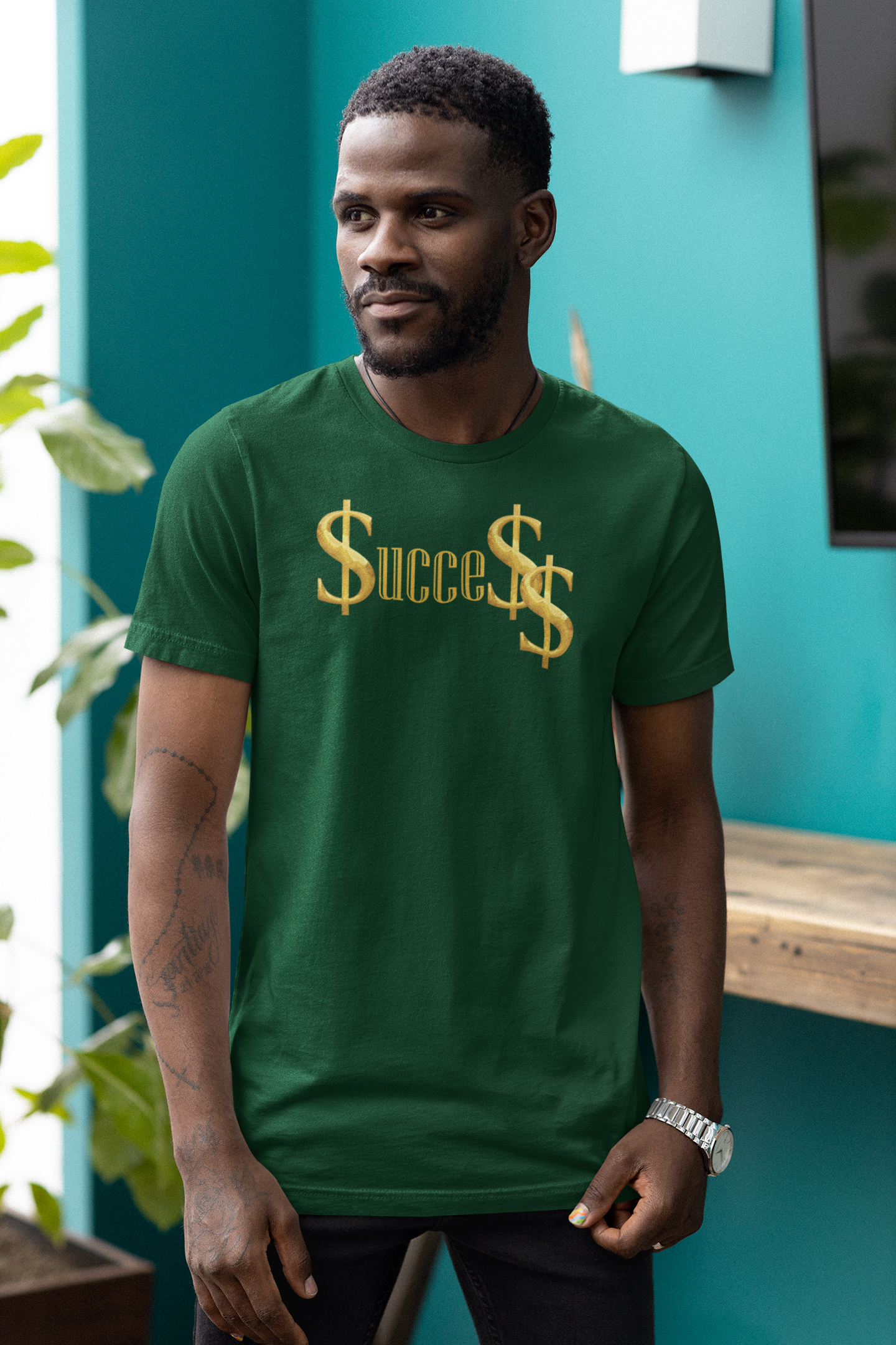 Success Unisex Tee, Motivational Gift, Positivity Apparel product thumbnail image