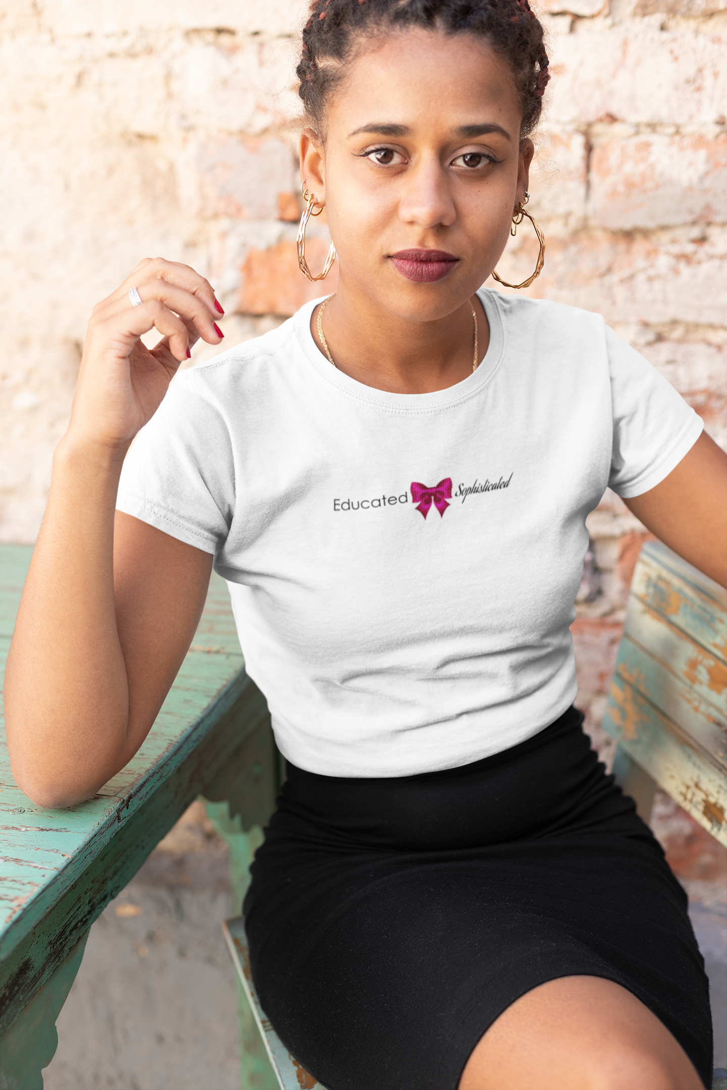 Educated &amp; Sophisticated - Women's Inspirational Tee, Cute Everyday Shirt, Perfect for Gifts, Motivational Top, Women's Casual Wear