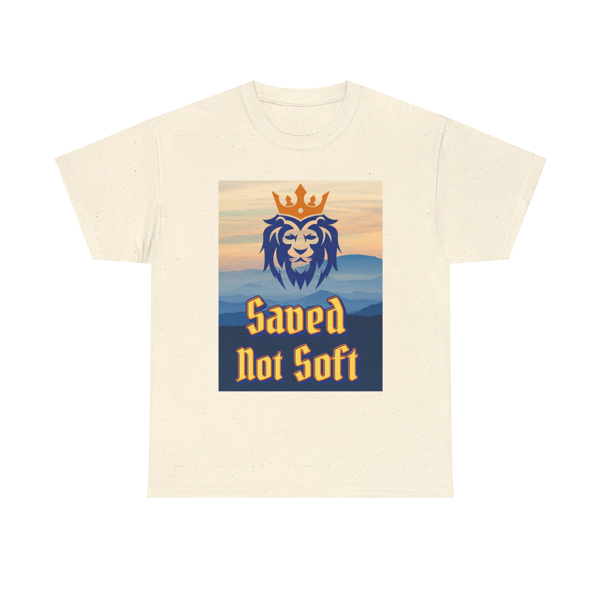 Men's Christian T-Shirt Jesus Shirt Casual Church Faith based Guy's T-Shirt Gift Idea Lion product thumbnail image