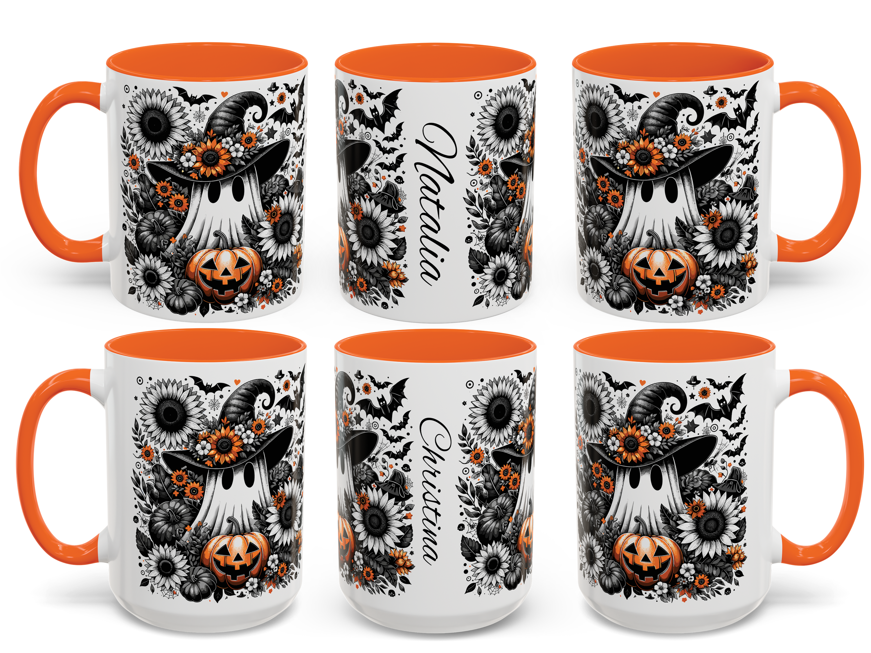 Personalized Halloween Ghost & Pumpkin Coffee Mug, Spooky Mug, Fall Decor, Gift for Coffee Lovers, Halloween Decoration, Witchy Mug product thumbnail image Personalized Halloween Ghost & Pumpkin Coffee Mug, Spooky Mug, Fall Decor, Gift for Coffee Lovers, Halloween Decoration, Witchy Mug product thumbnail image