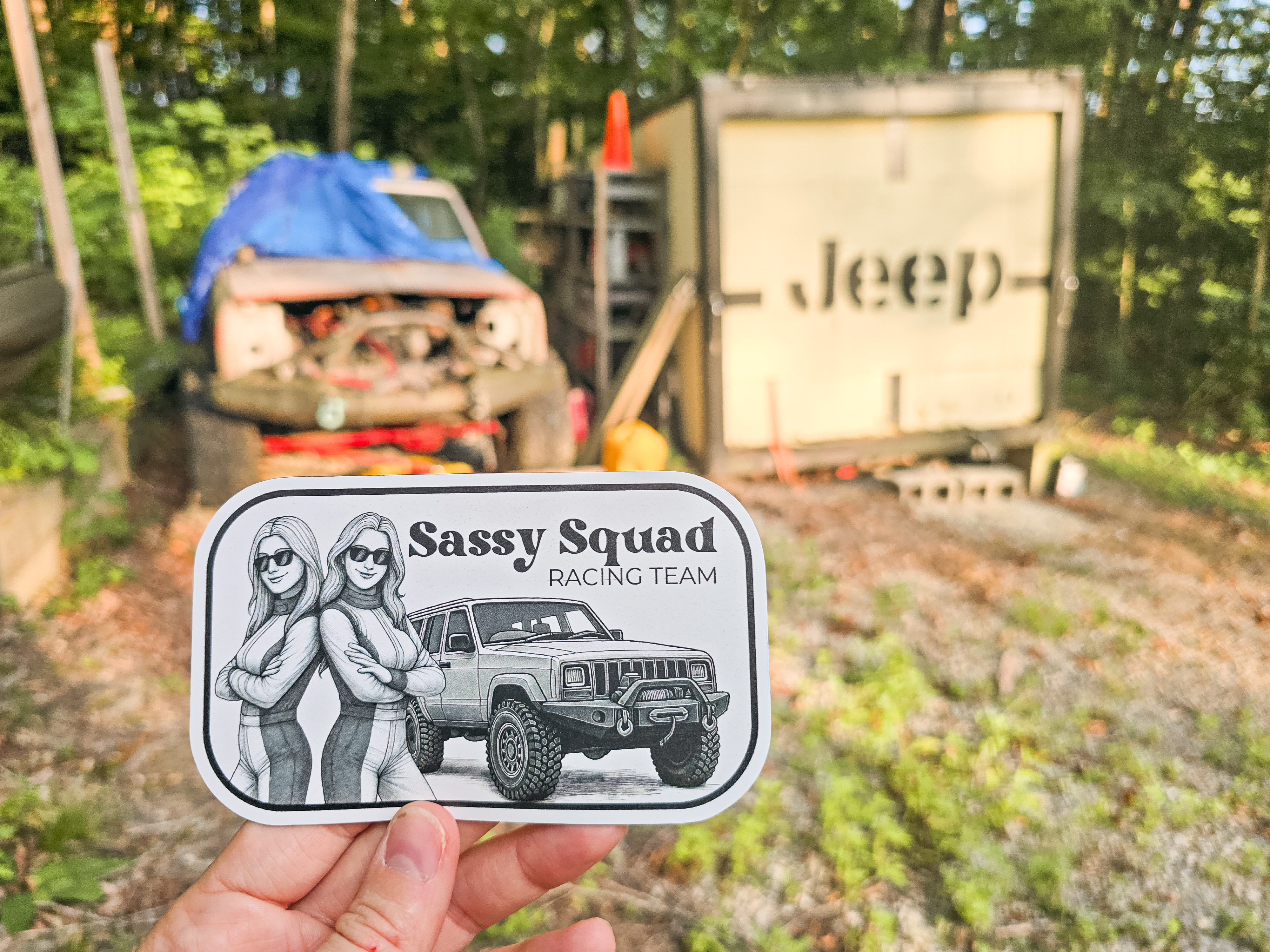 Sassy Squad Racing Team Magnets 2026 Logo #2