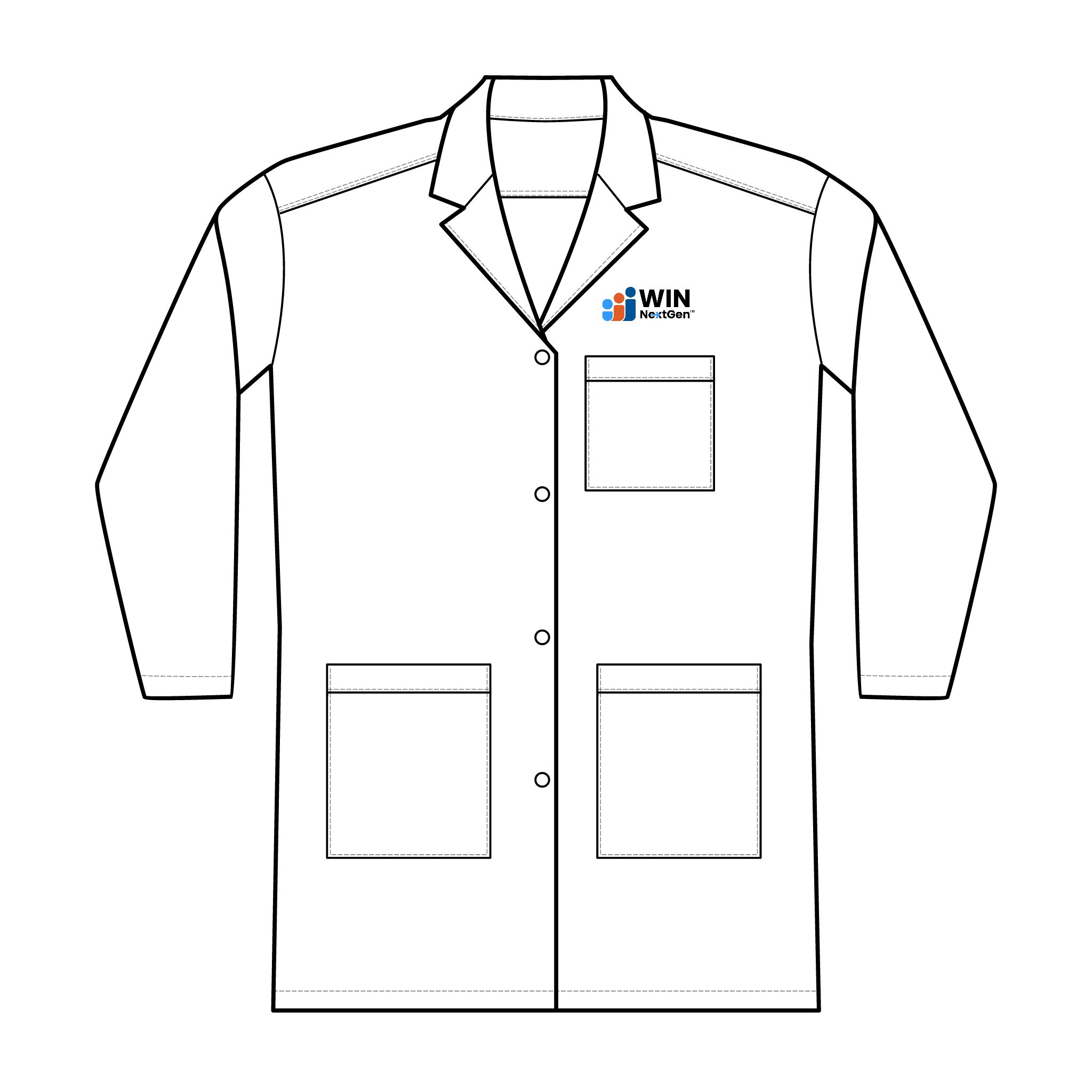 Embroidered Women's Lab Coat, Professional Medical Coat, Healthcare Apparel, Gift for Nurses, Office Wear, Custom Embroidery product thumbnail image Embroidered Women's Lab Coat, Professional Medical Coat, Healthcare Apparel, Gift for Nurses, Office Wear, Custom Embroidery product thumbnail image