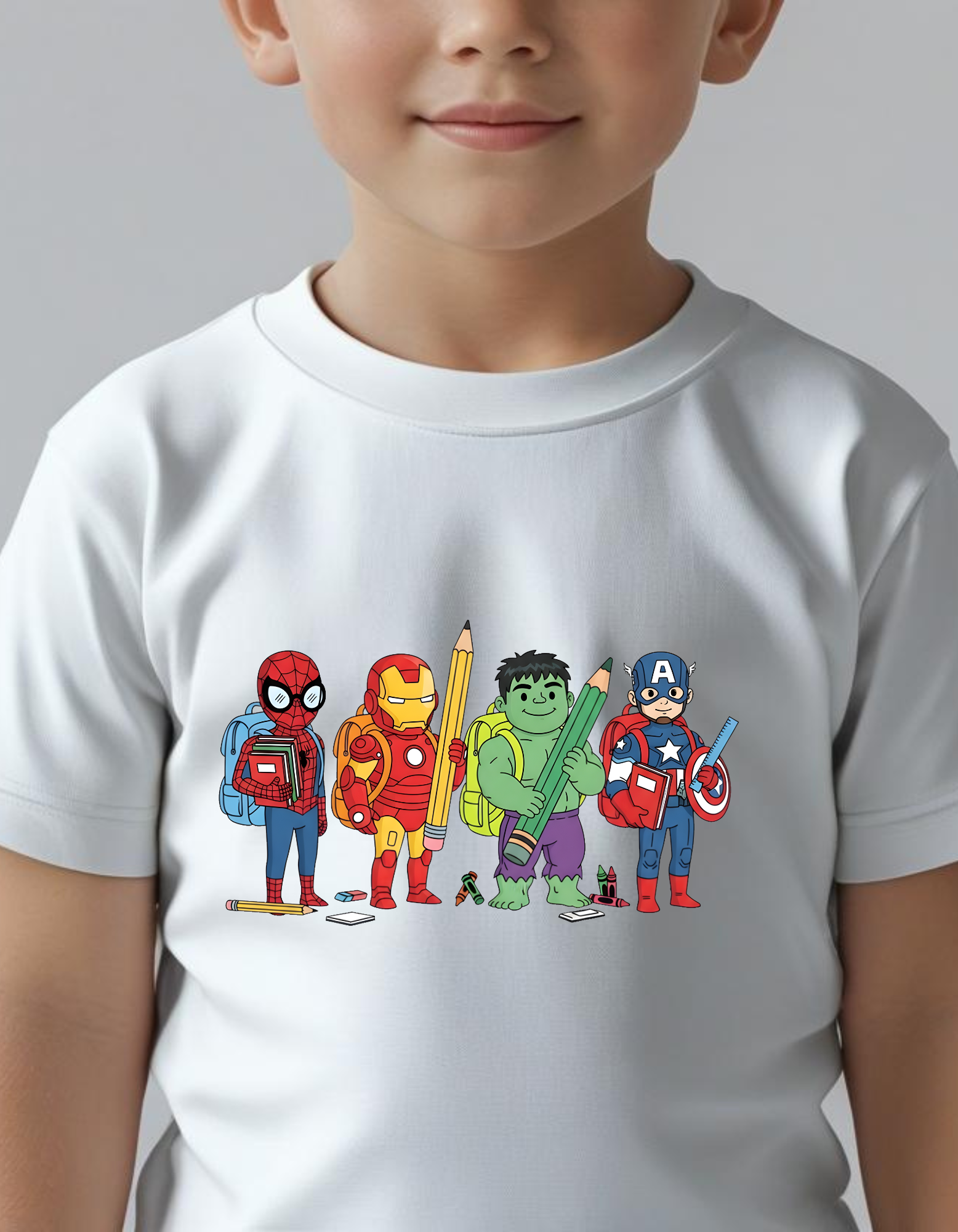 Superhero Toddler Tee | Fun Kids T-Shirt, Birthday Gift, Party Outfit, Playwear, Marvel Theme product thumbnail image