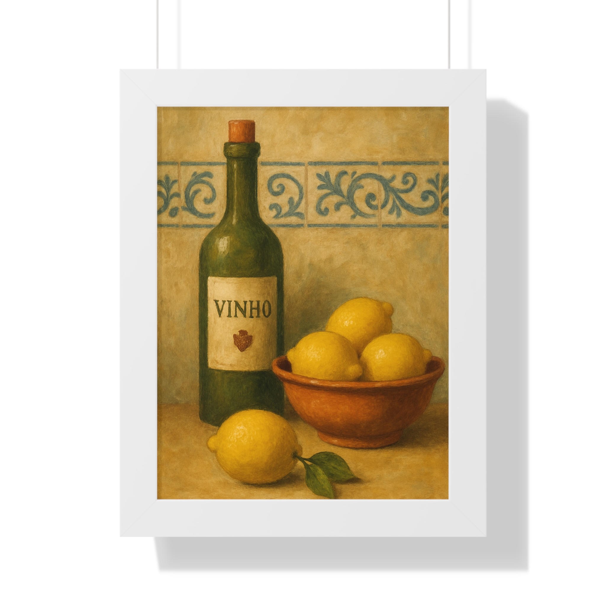 Framed Vintage Lemon Art Print, Kitchen Decor, Wine Bottle Wall Art, Home Decoration, Gift for Foodies, Summer Vibes Framed Vintage Lemon Art Print, Kitchen Decor, Wine Bottle Wall Art, Home Decoration, Gift for Foodies, Summer Vibes