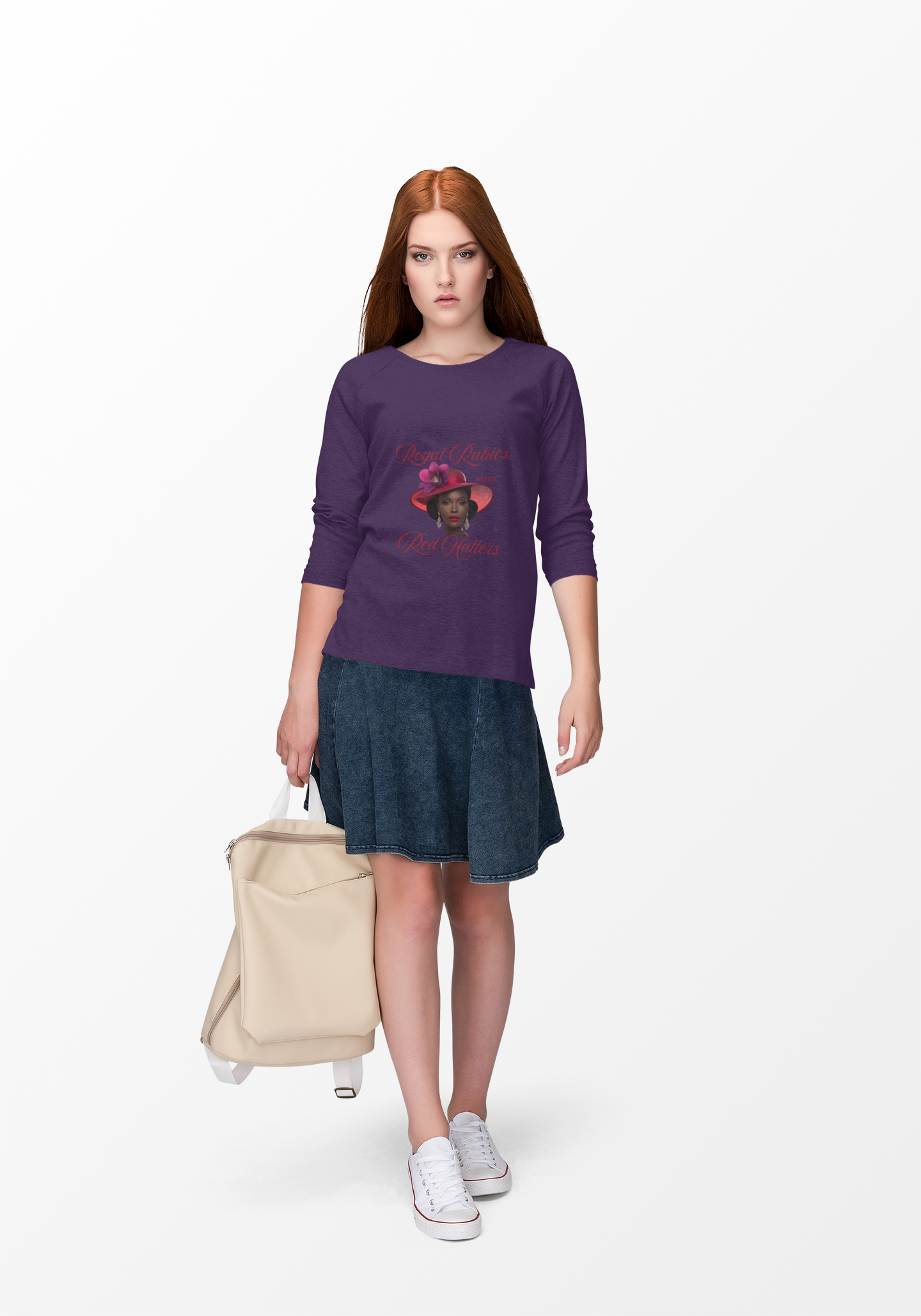 Elegant Long Sleeve Tee for Royal Hatters, Ideal for Celebrations and Gatherings, Chic Layering Piece, Gift for Mom, Stylish Statement product thumbnail image Elegant Long Sleeve Tee for Royal Hatters, Ideal for Celebrations and Gatherings, Chic Layering Piece, Gift for Mom, Stylish Statement product thumbnail image