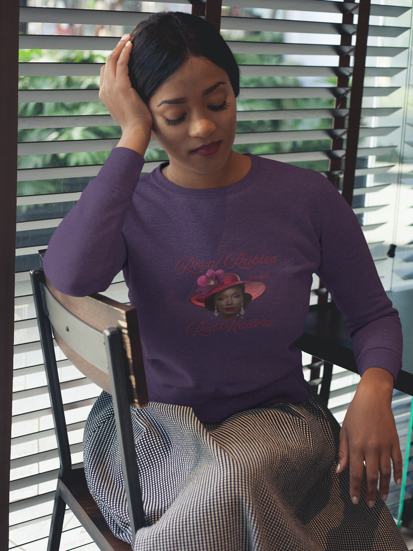 Elegant Long Sleeve Tee for Royal Hatters, Ideal for Celebrations and Gatherings, Chic Layering Piece, Gift for Mom, Stylish Statement product thumbnail image Elegant Long Sleeve Tee for Royal Hatters, Ideal for Celebrations and Gatherings, Chic Layering Piece, Gift for Mom, Stylish Statement product thumbnail image