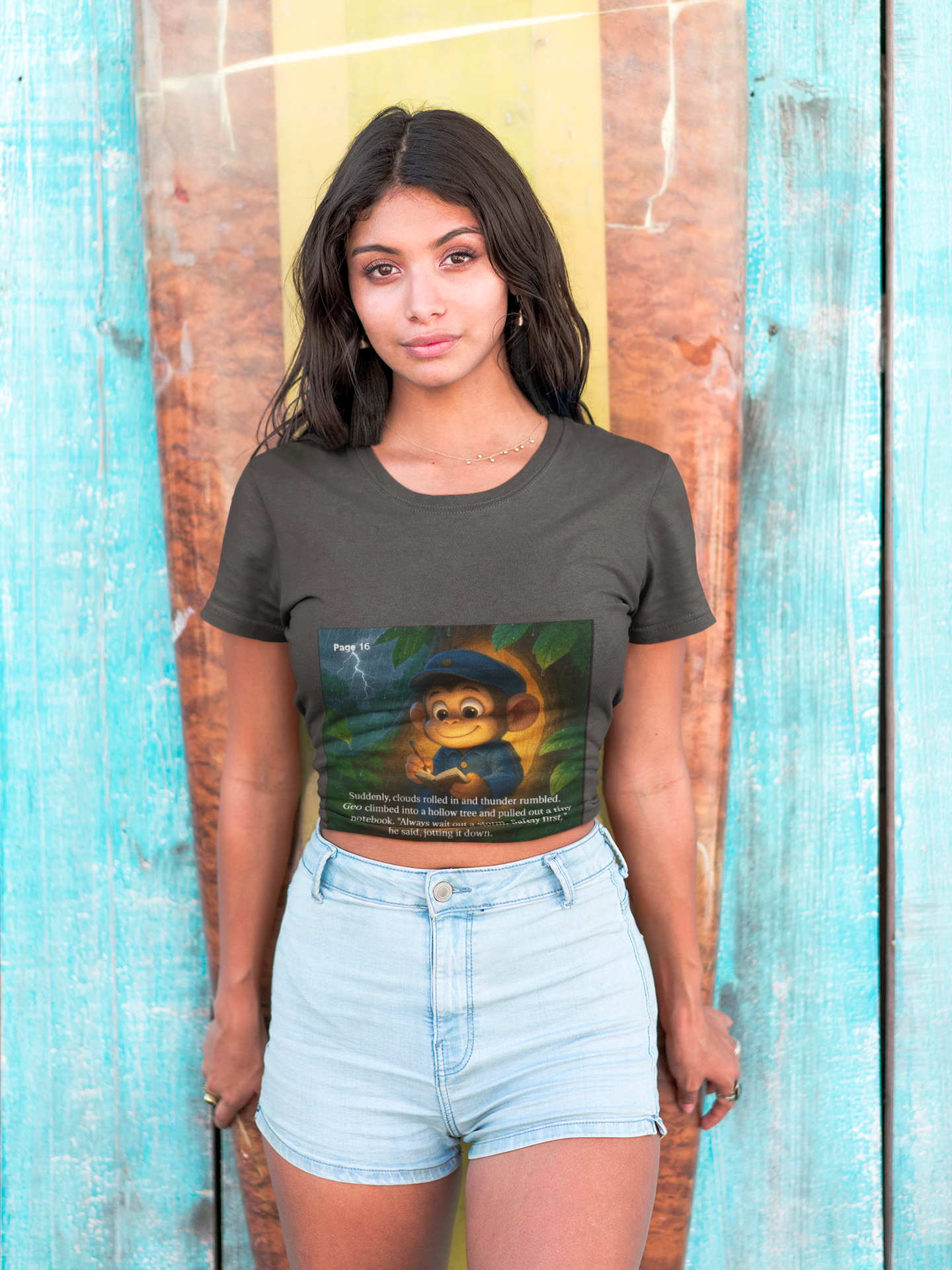 Cozy Adventure Story Tee - Unisex Soft Crew Shirt, Perfect Gift for Book Lovers, Ideal for Casual Outings, Funny T-Shirt, Reading Gift product thumbnail image