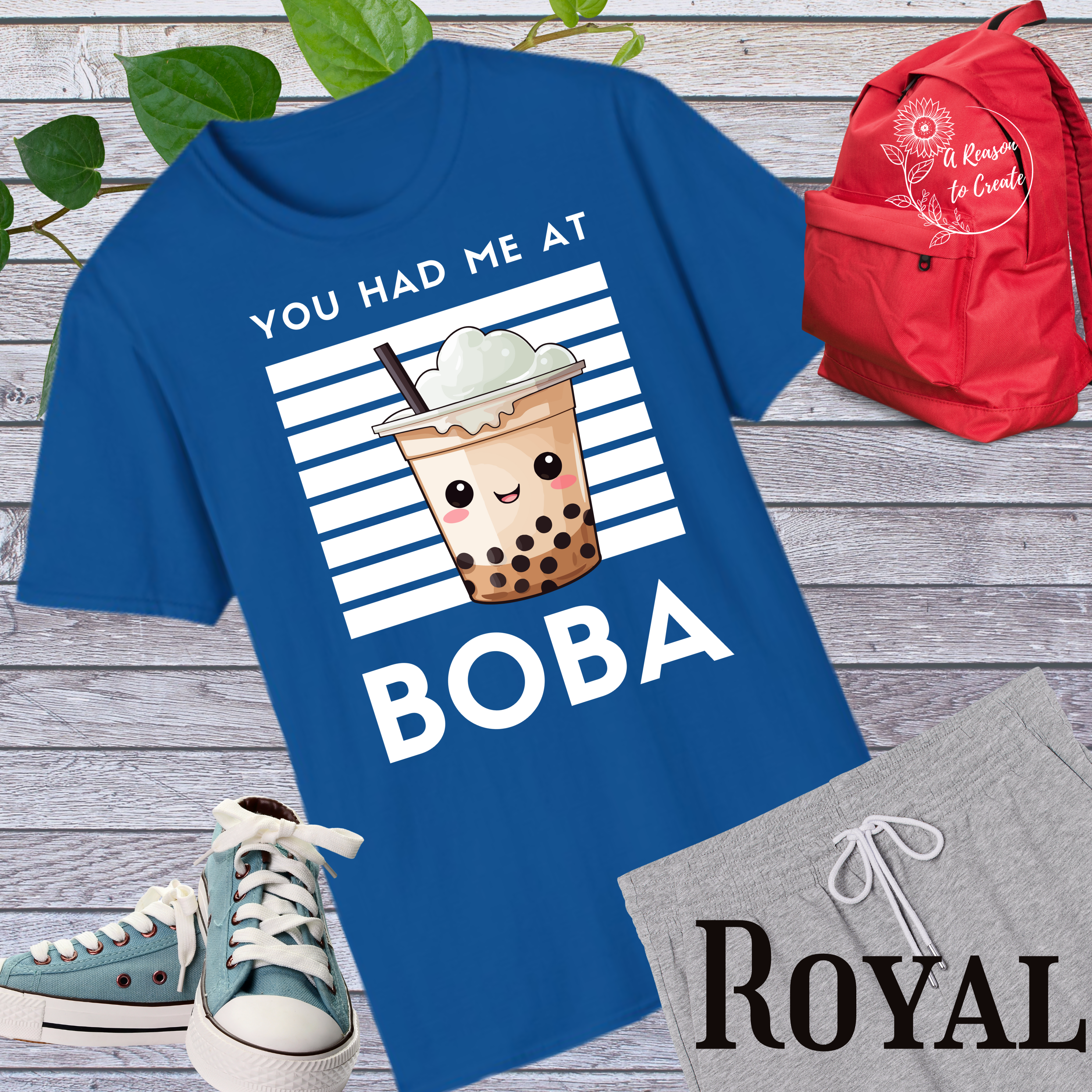 Kawaii Boba Tea T-Shirt | Cute Drink Tee, Unisex Softstyle, Casual Wear, Gift for Tea Lovers, Summer Vibes, Fun Fashion product thumbnail image