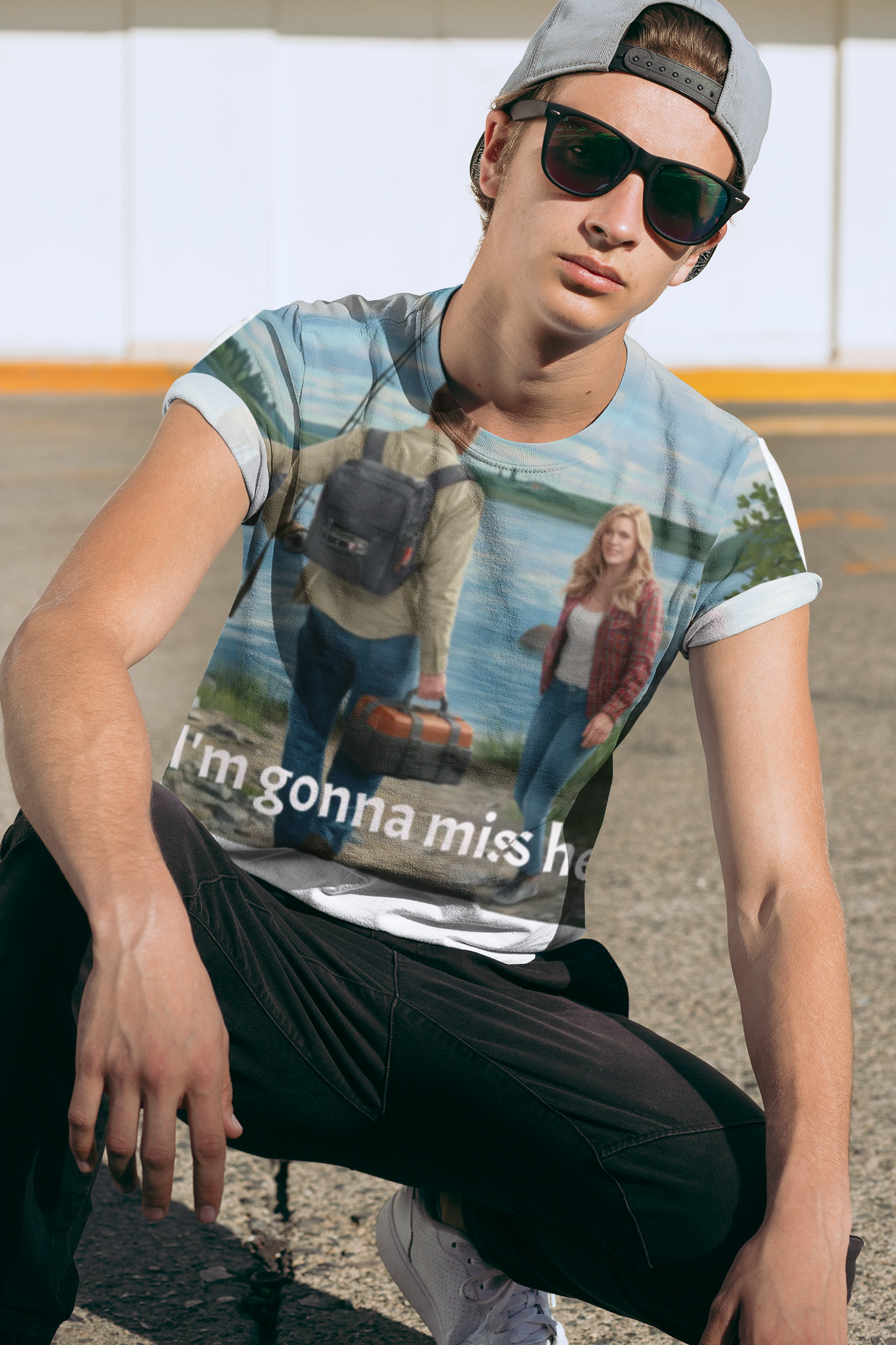 Funny Fishing Men's Tee product thumbnail image Funny Fishing Men's Tee product thumbnail image