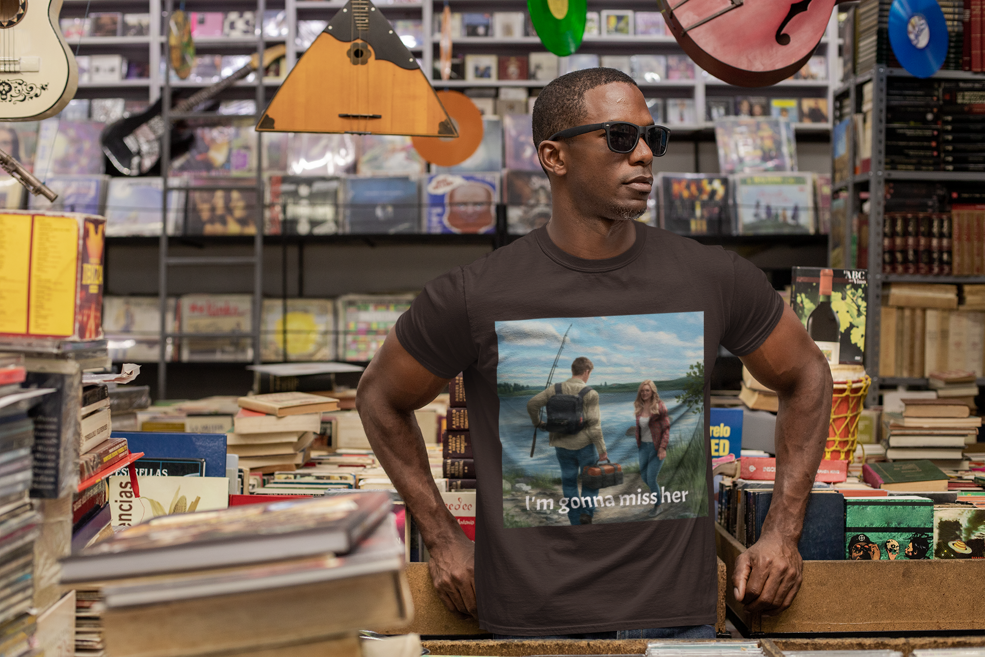 Funny Fishing Men's Tee product thumbnail image Funny Fishing Men's Tee product thumbnail image