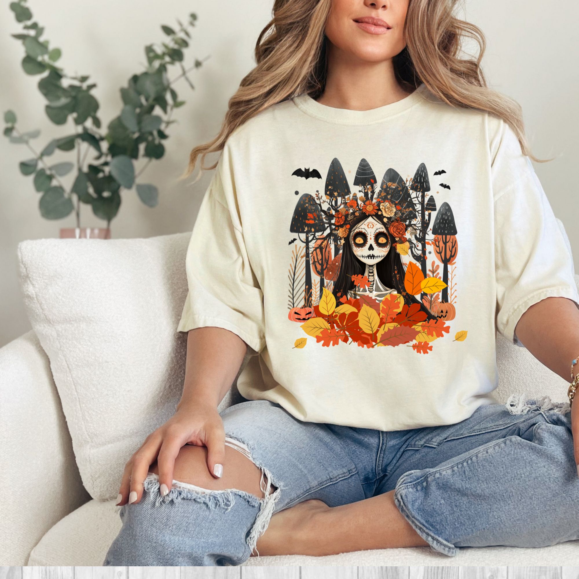 Autumn Skeleton Unisex T-shirt product thumbnail image