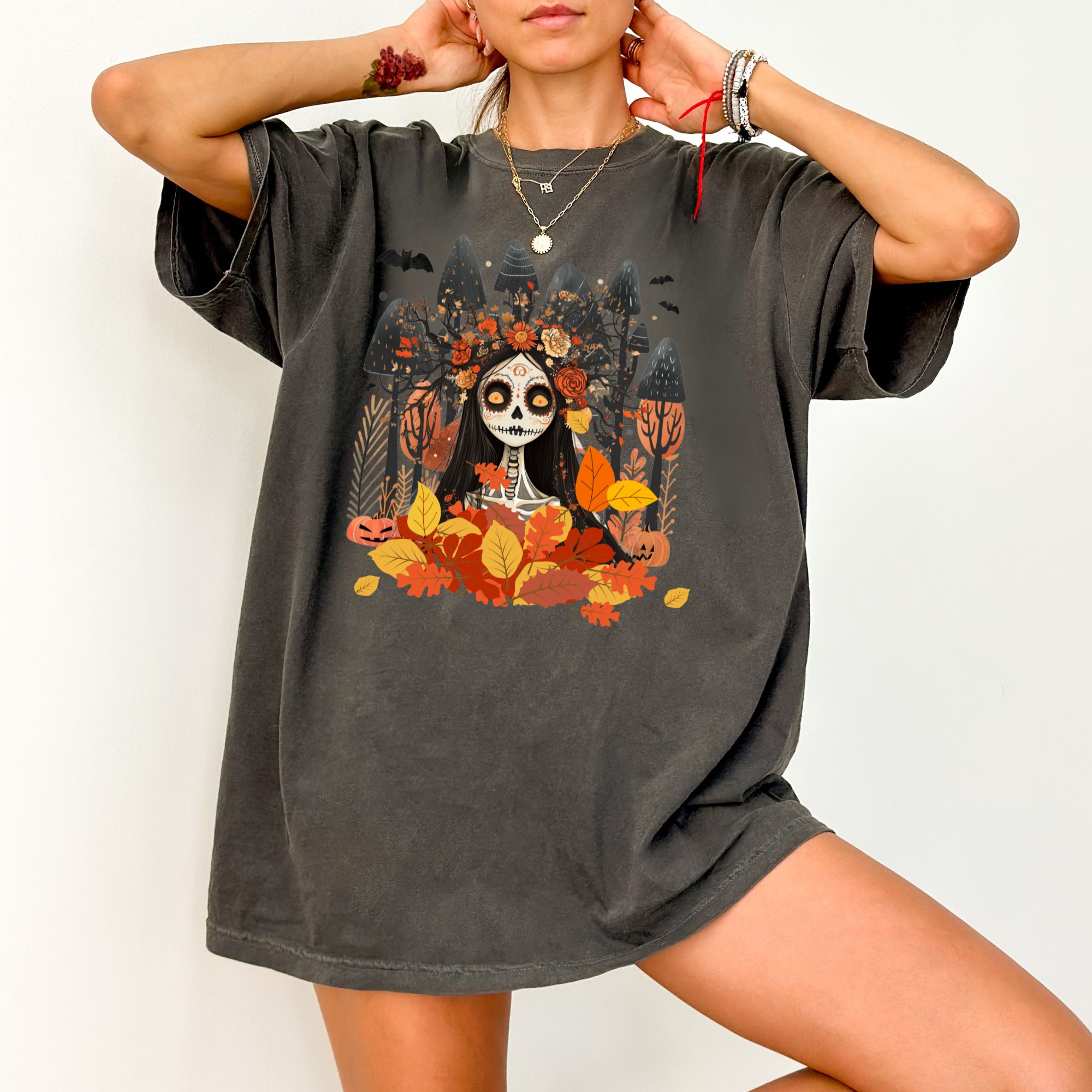 Autumn Skeleton Unisex T-shirt product thumbnail image