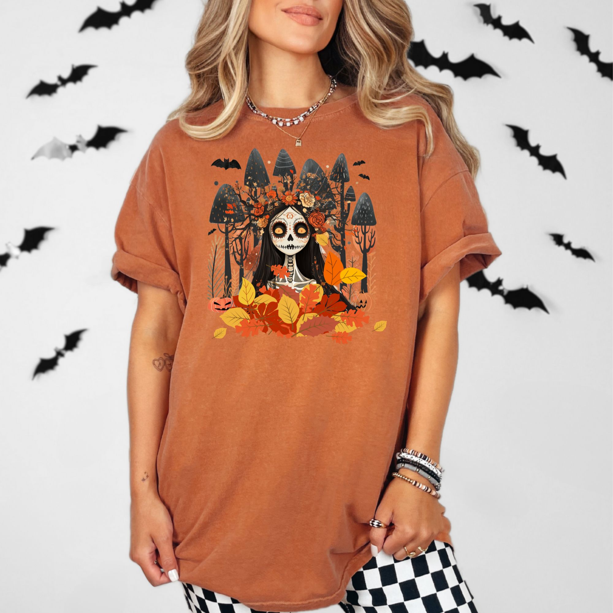 Autumn Skeleton Unisex T-shirt product thumbnail image
