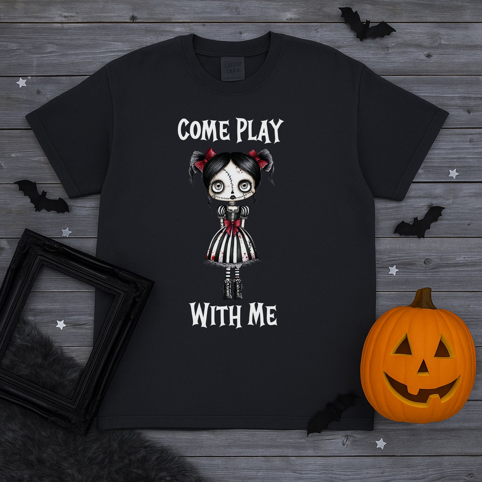 Gothic Doll T-Shirt product thumbnail image Gothic Doll T-Shirt product thumbnail image