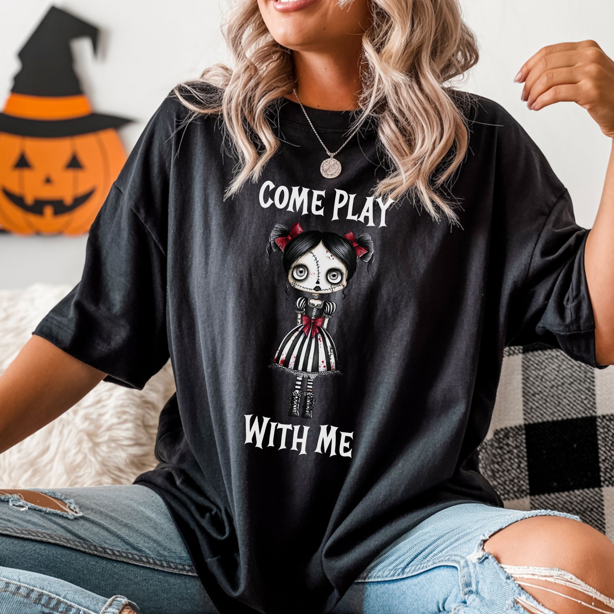 Gothic Doll T-Shirt product thumbnail image Gothic Doll T-Shirt product thumbnail image