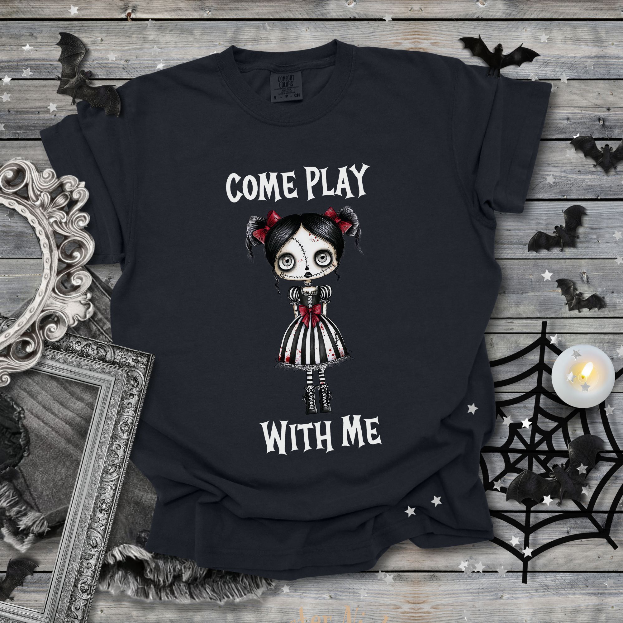 Gothic Doll T-Shirt product thumbnail image Gothic Doll T-Shirt product thumbnail image